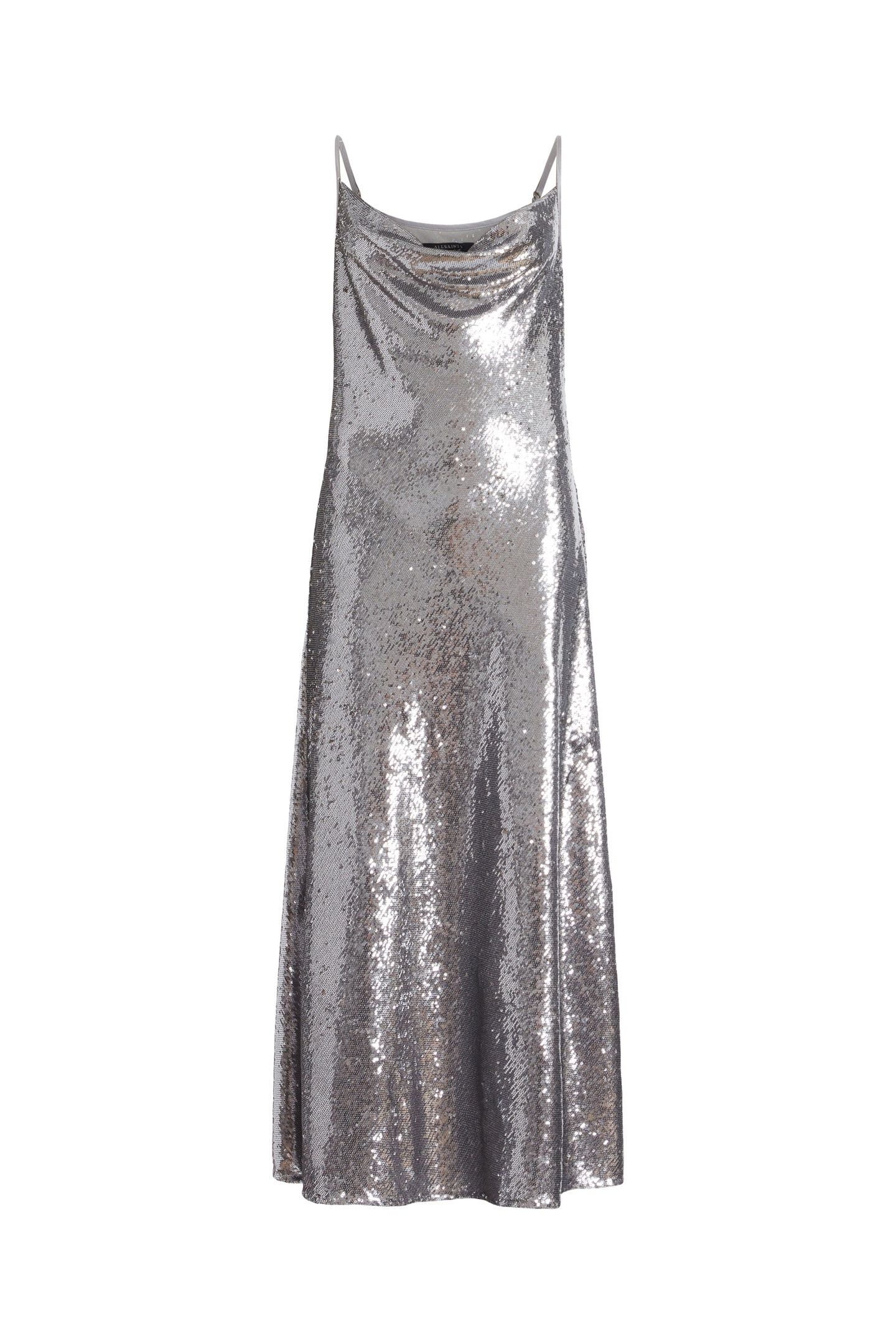 HADLEY SEQUIN DRESS GUNMETAL GREY 5