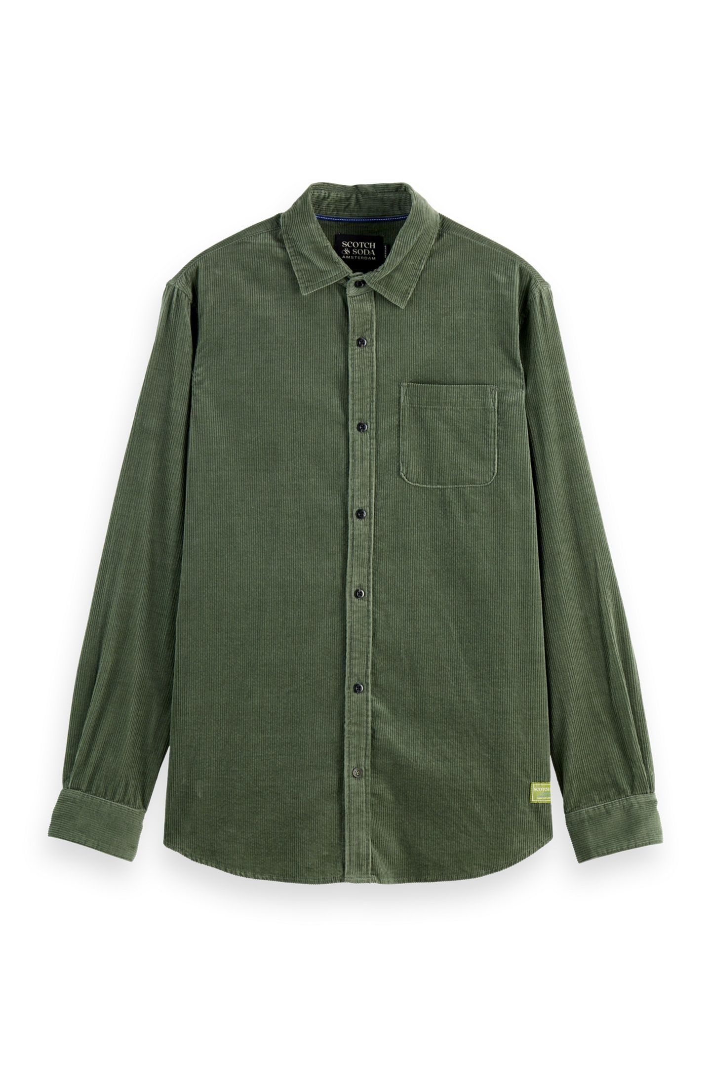 REGULAR-FIT CORDUROY SHIRT THYME 4