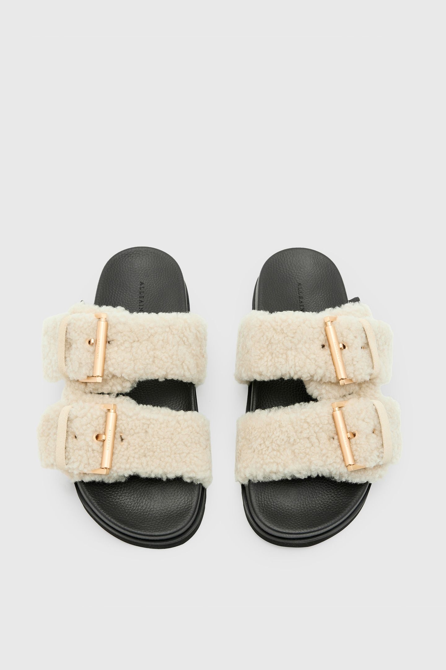 SIAN SHERPA SANDAL CREAM WHITE 4