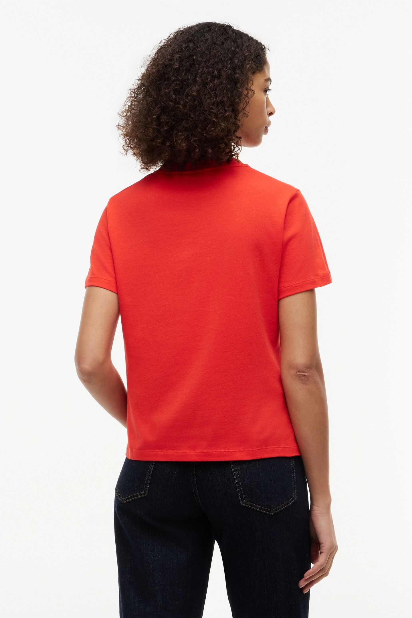 REGULAR CORP LOGO C-NECK FIRE RED 2