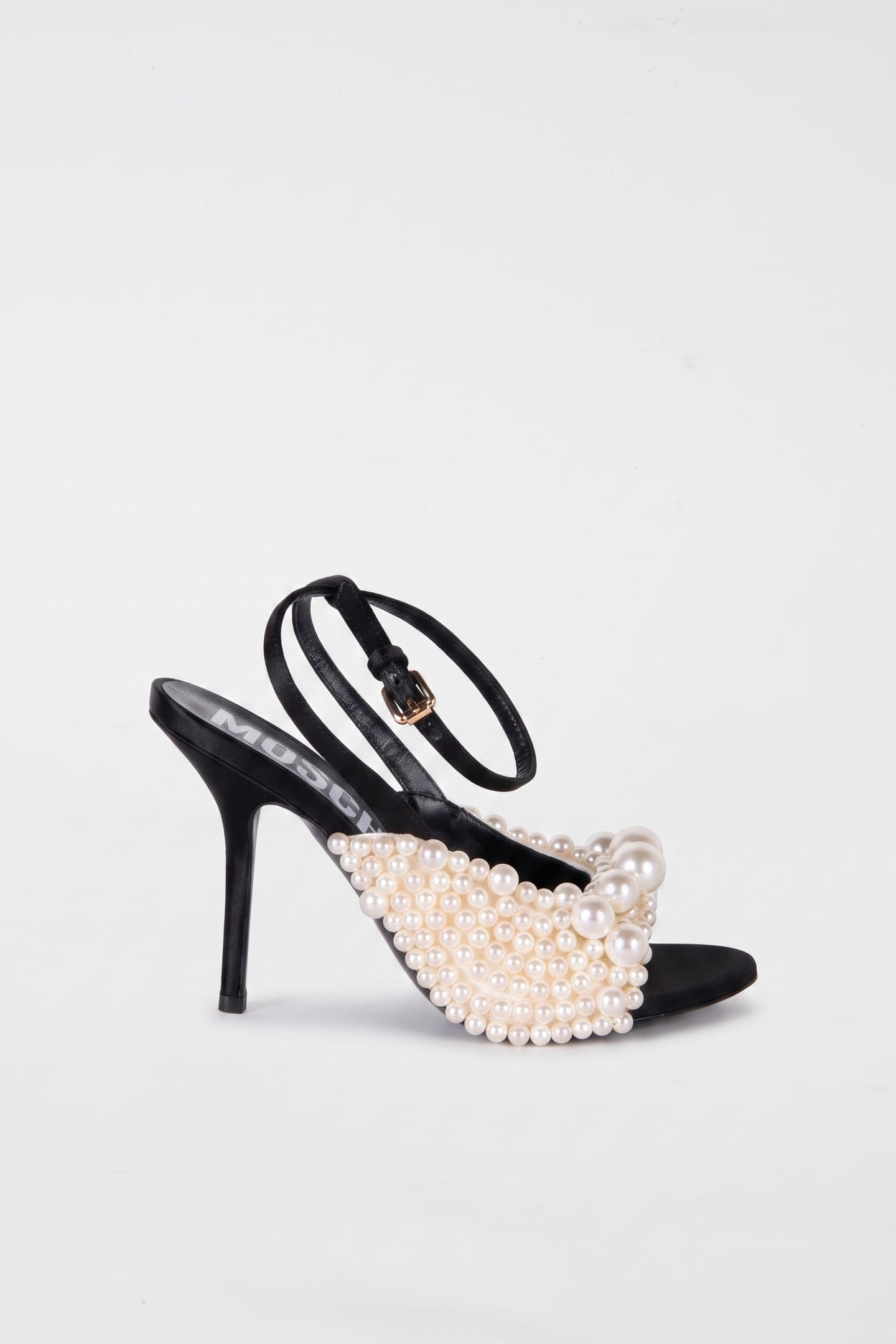 GOATSKIN SANDALS BLACK 1