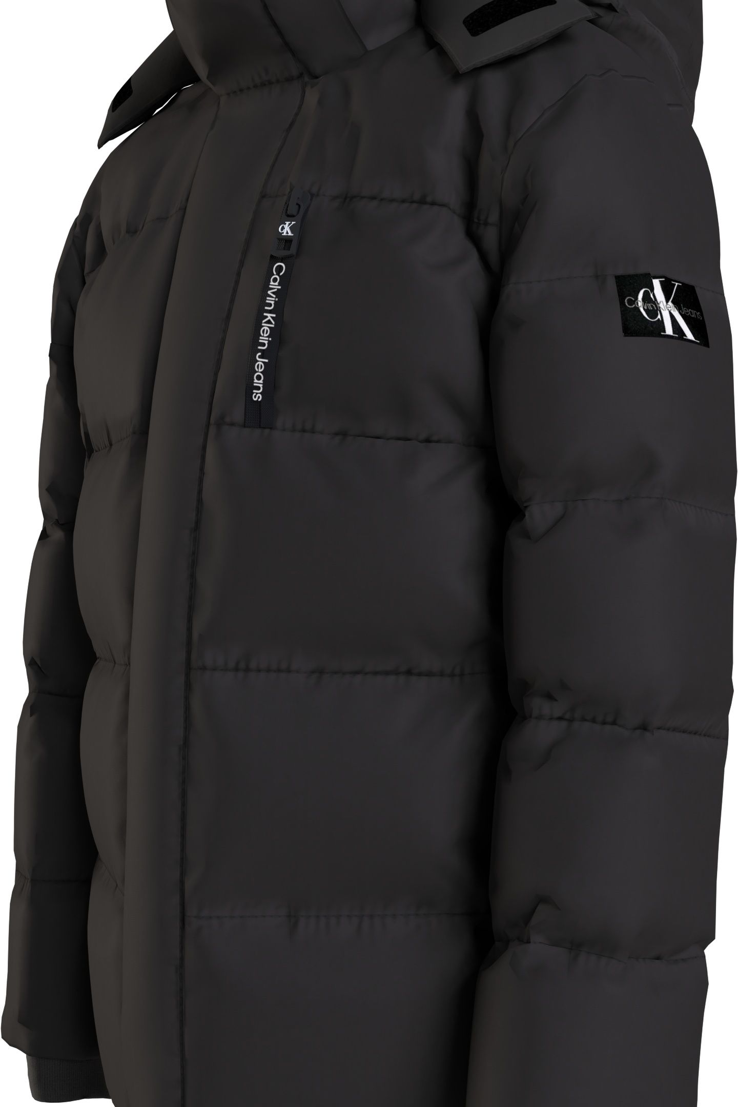 BOYS ESSENTIAL PUFFER JACKET BLACK 10