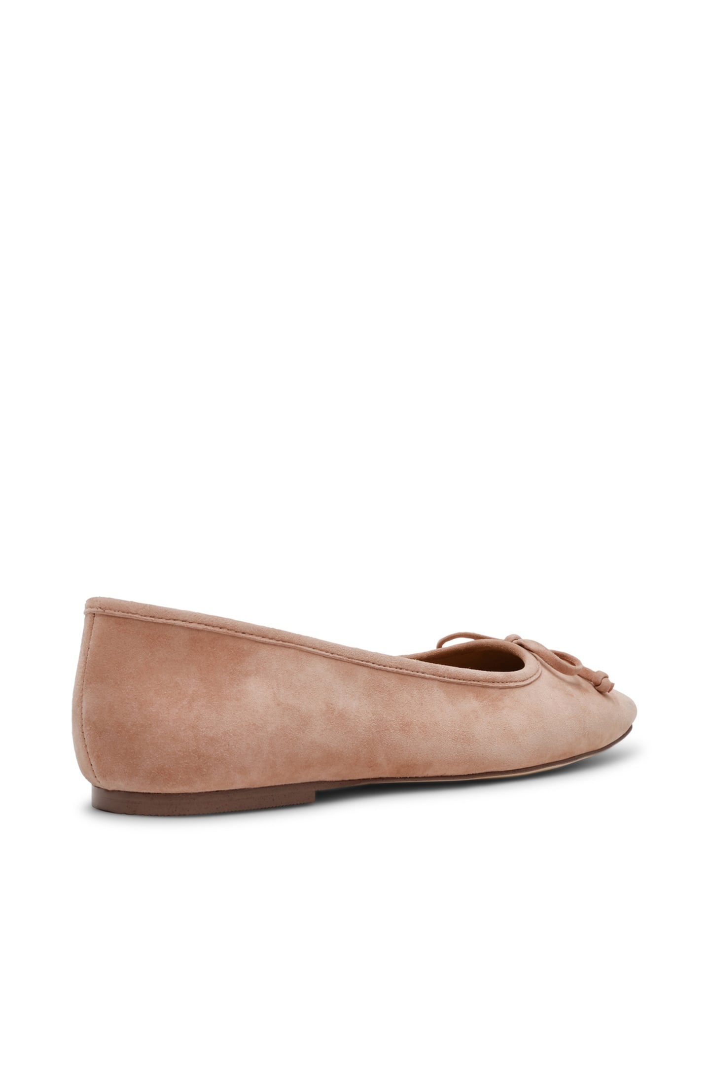 MALINDA FLAT SHOES TAN SUEDE 3