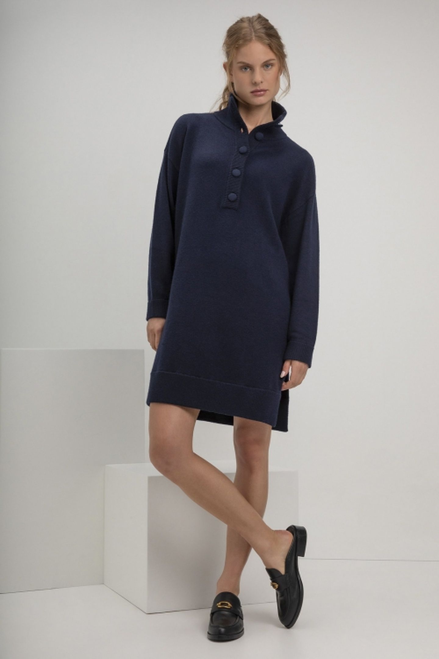 STACEY DRESS NAVY 3