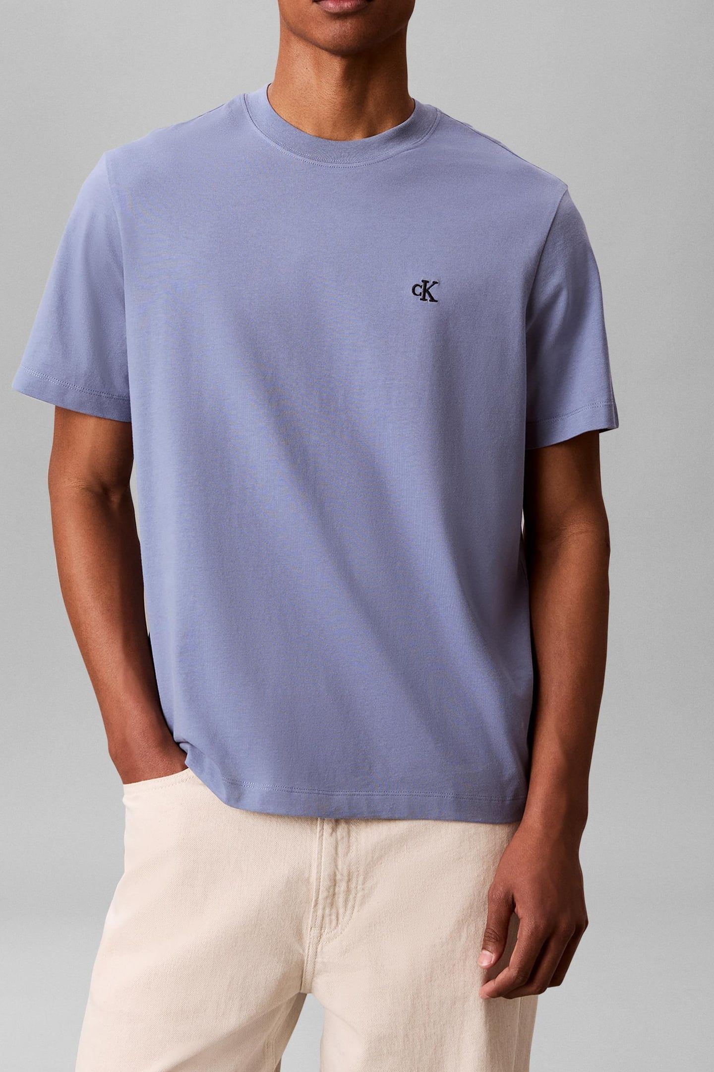SS EASY MONOGRAM TEE DUSTY SAILOR BLUE 1