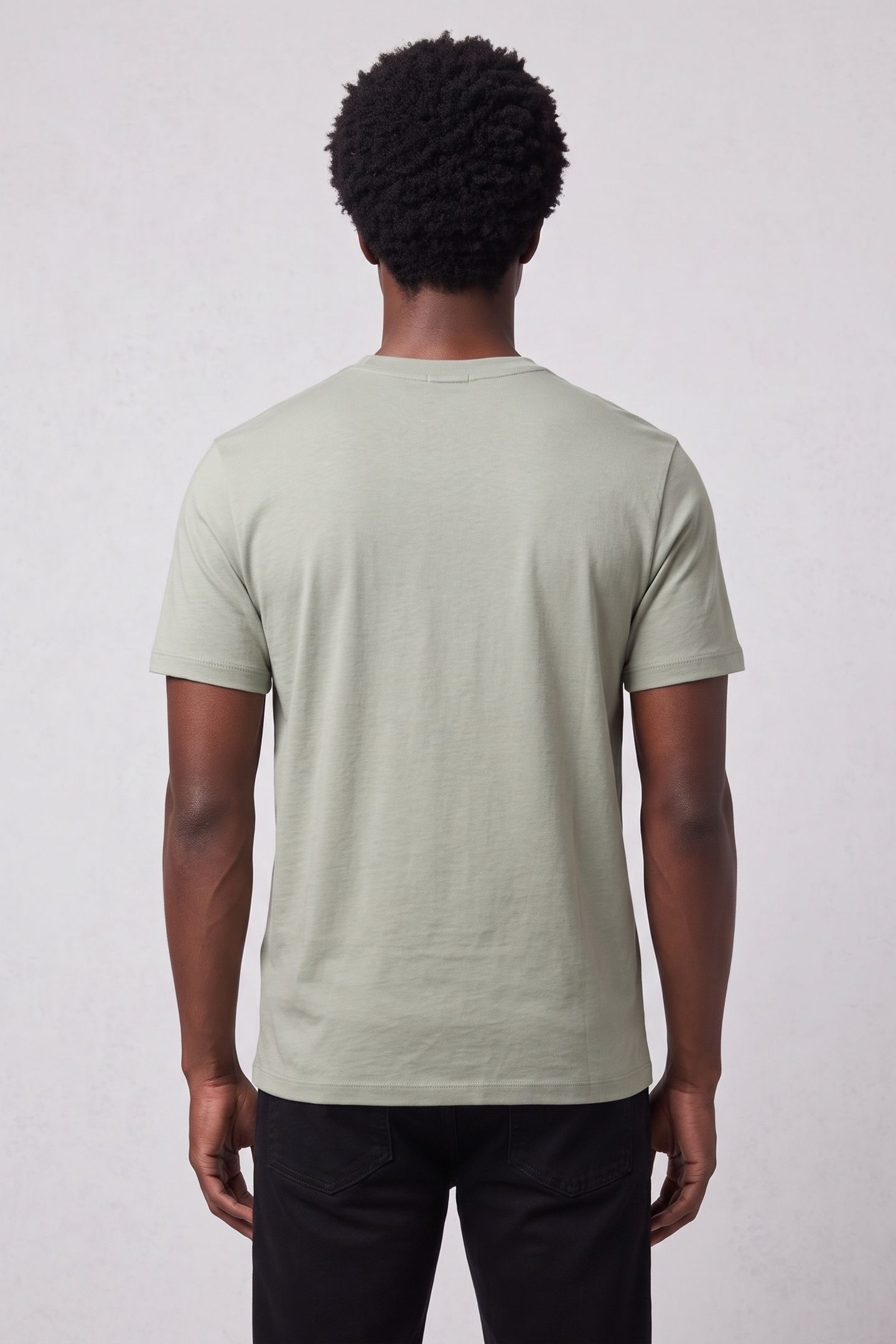 SS SUPIMA CHEST EMBROIDERY TEE SHADOW 2