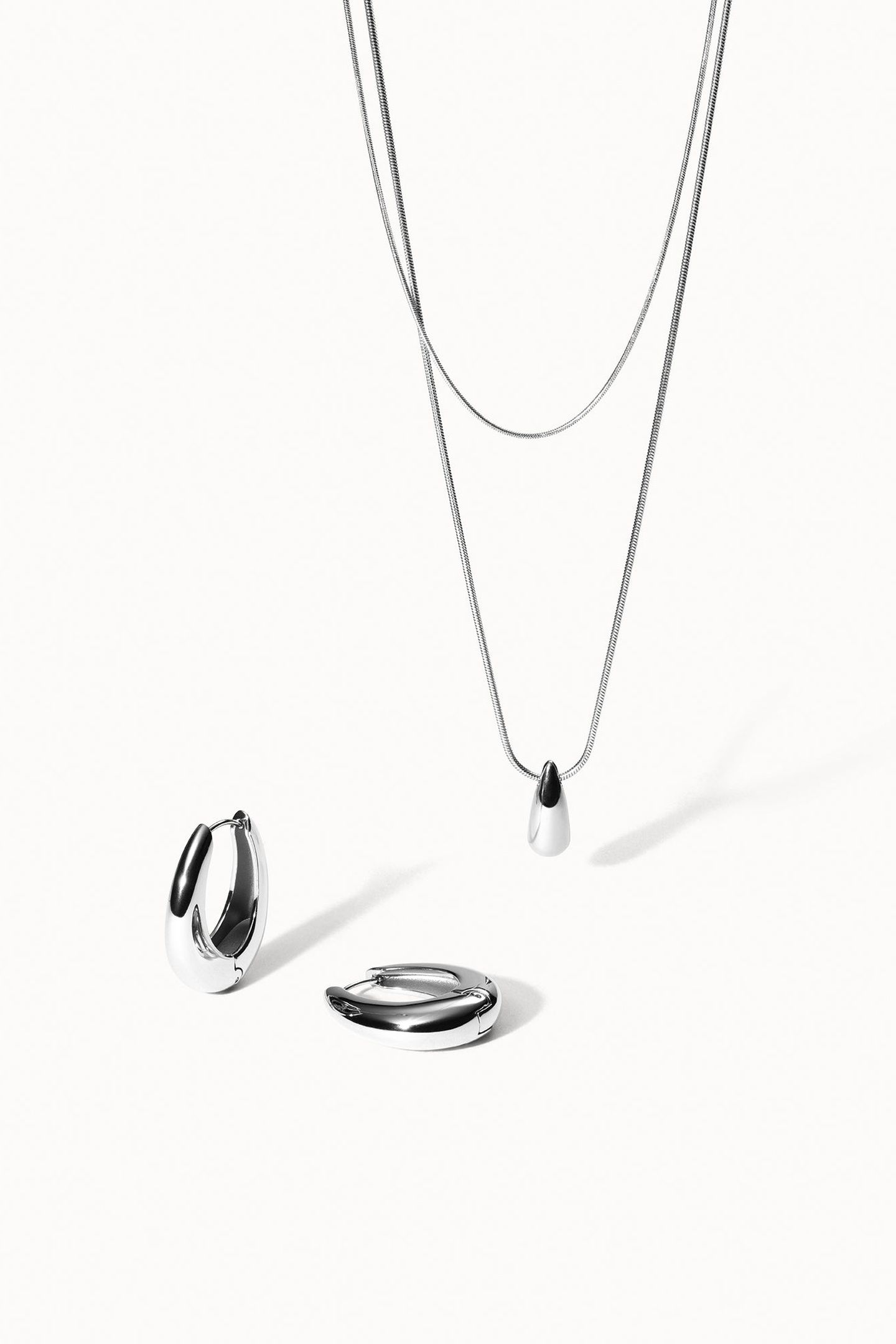MAHINA CLUB DEWDROP SET SILVER 7