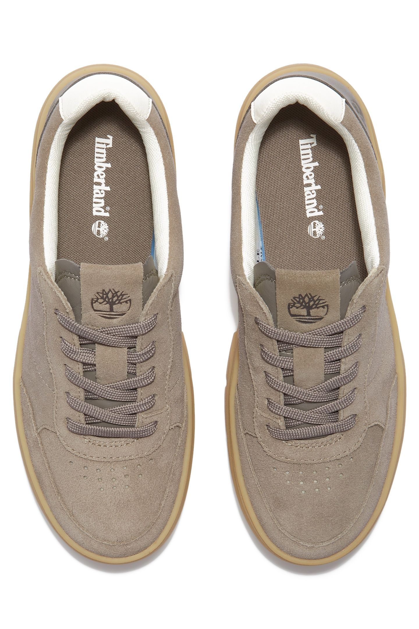 LAUREL COURT LOW LACE UP SNEAKER MEDIUM GREY SUEDE 6