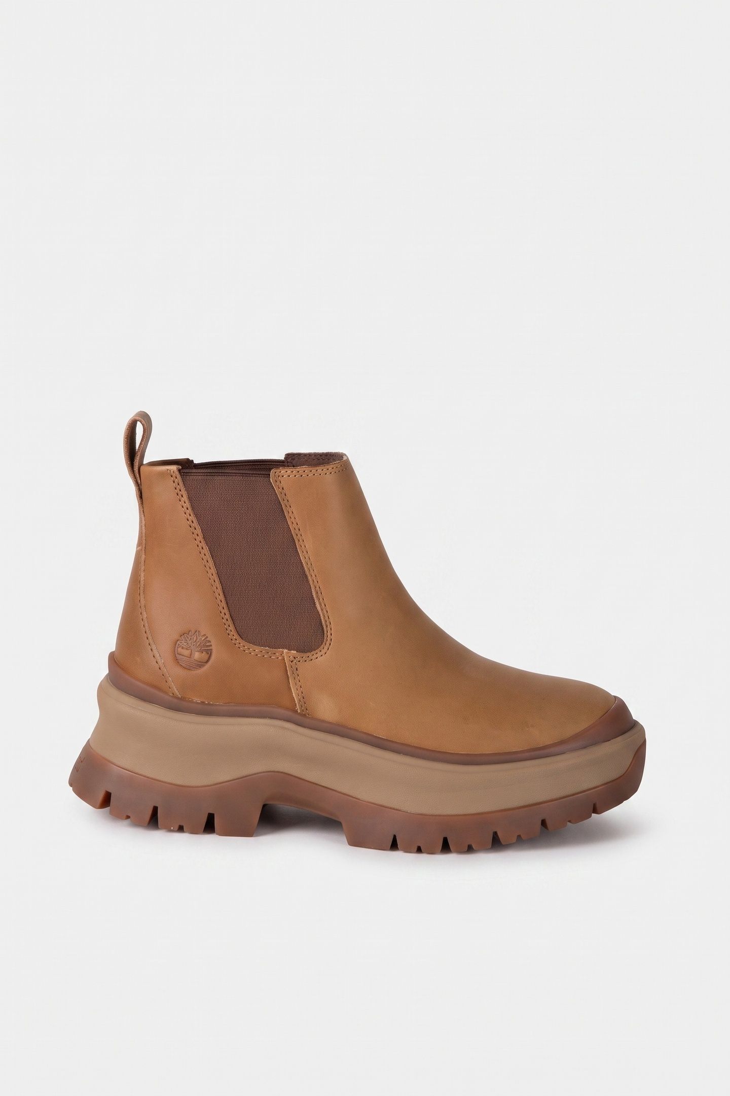 ROXIE LANE MID CHELSEA BOOT MEDIUM BROWN FULL GRAIN 1