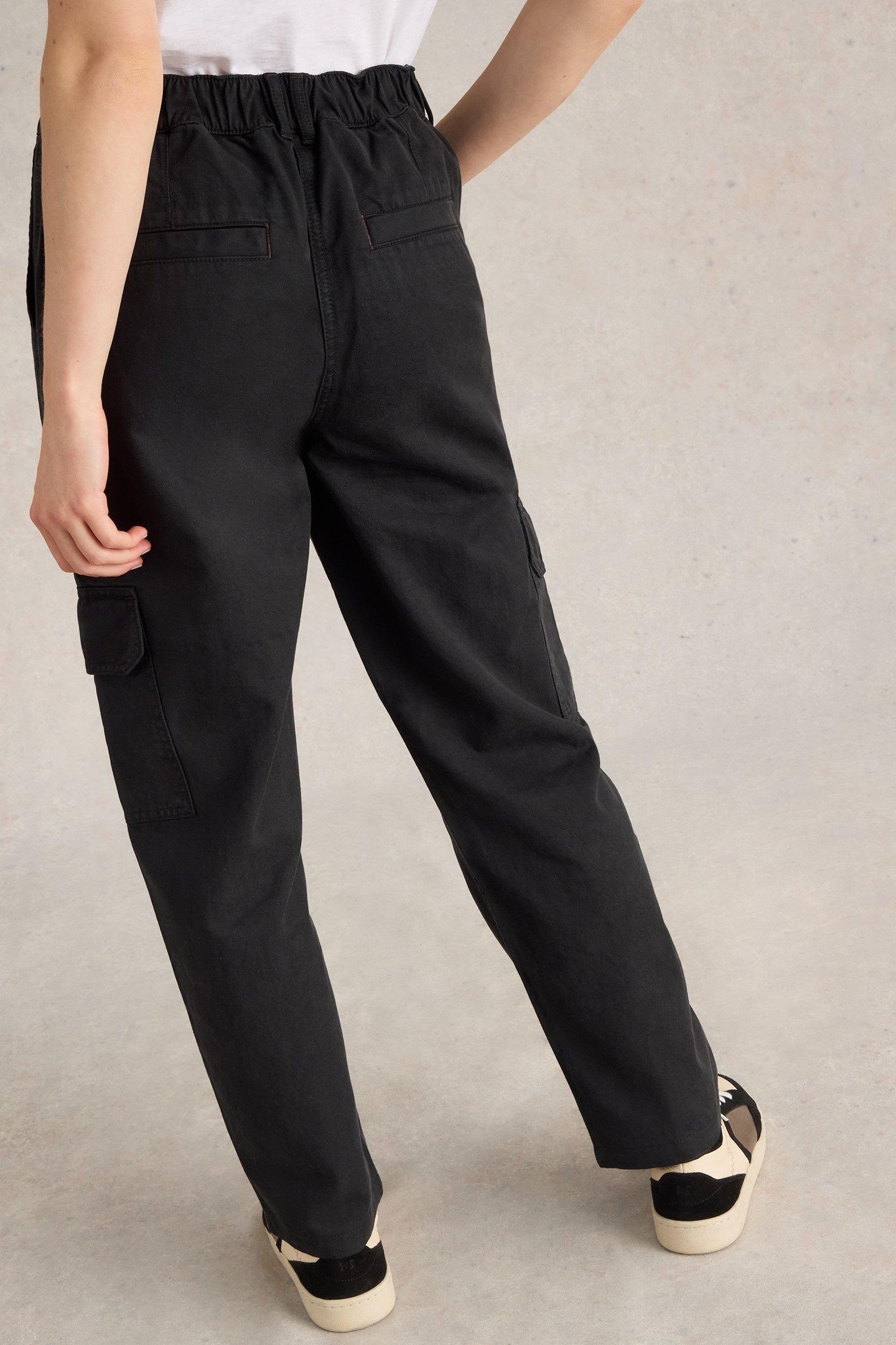 CLOVER CARGO TROUSER PURE BLACK 2