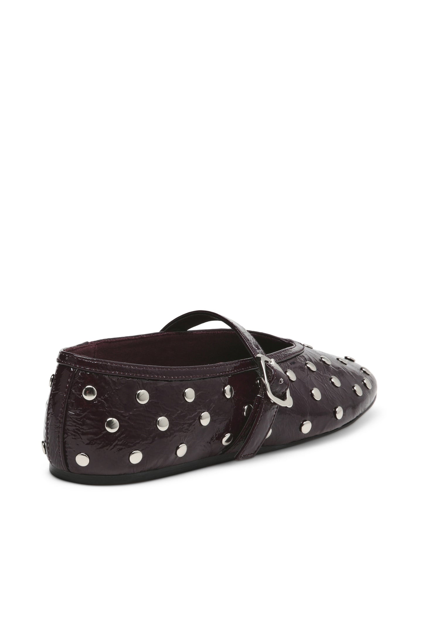 ARCHER FLAT SHOES CHERRY LACQ LEATHER 2