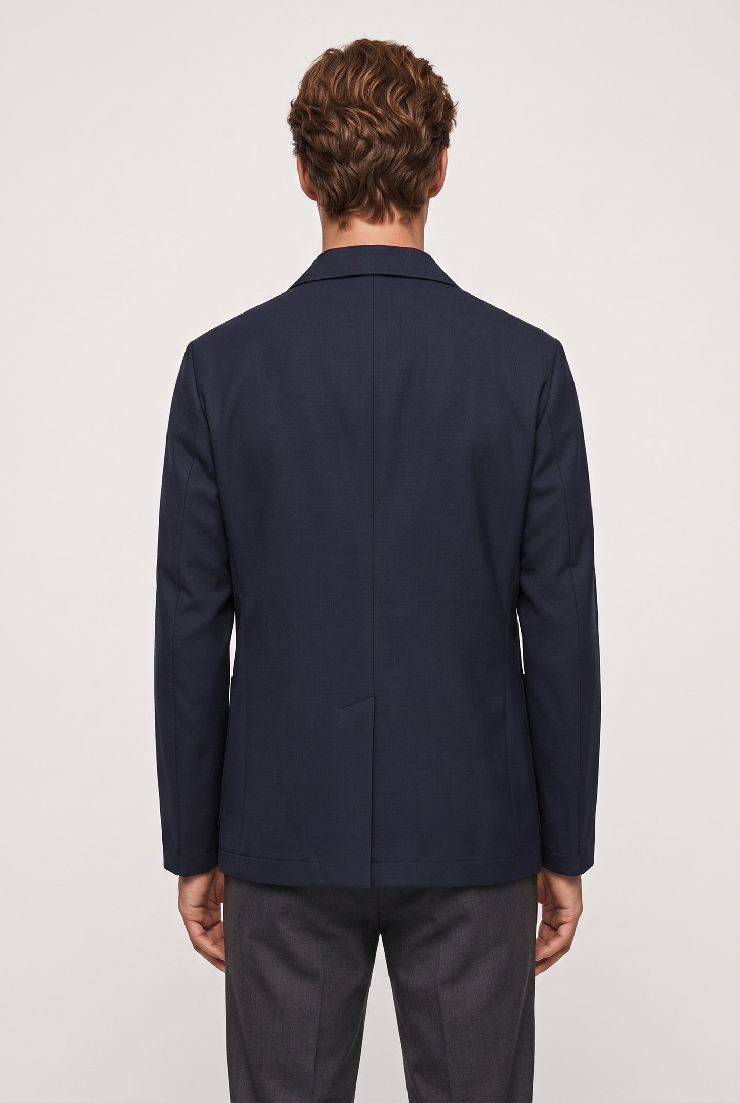 DOVAS WOOL TWILL JACKET BLUE 2