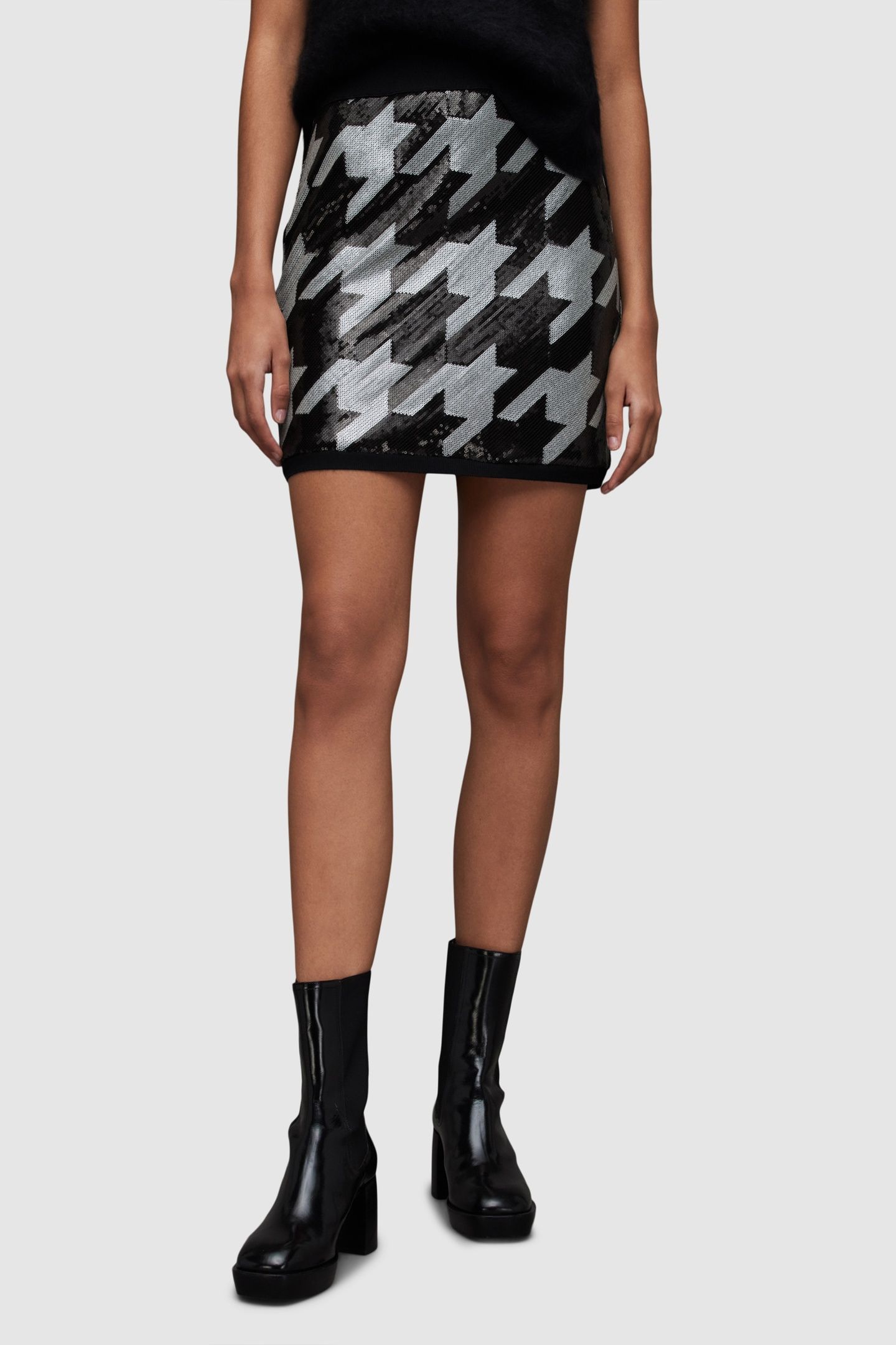 JUELA TONI SKIRT BLACK/WHITE 2