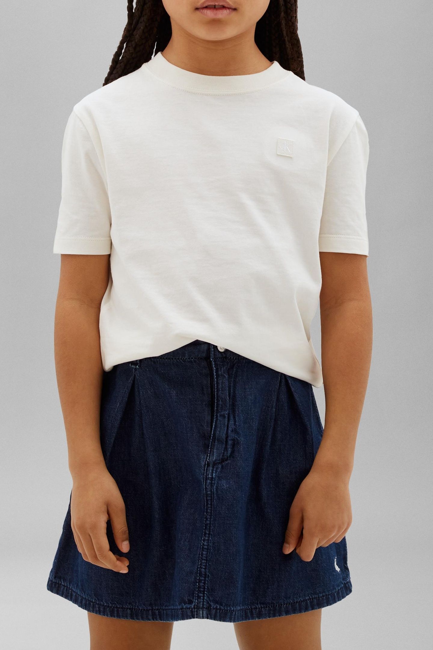 UNISEX MINI BADGE REGULAR T-SHIRT TOFU 1