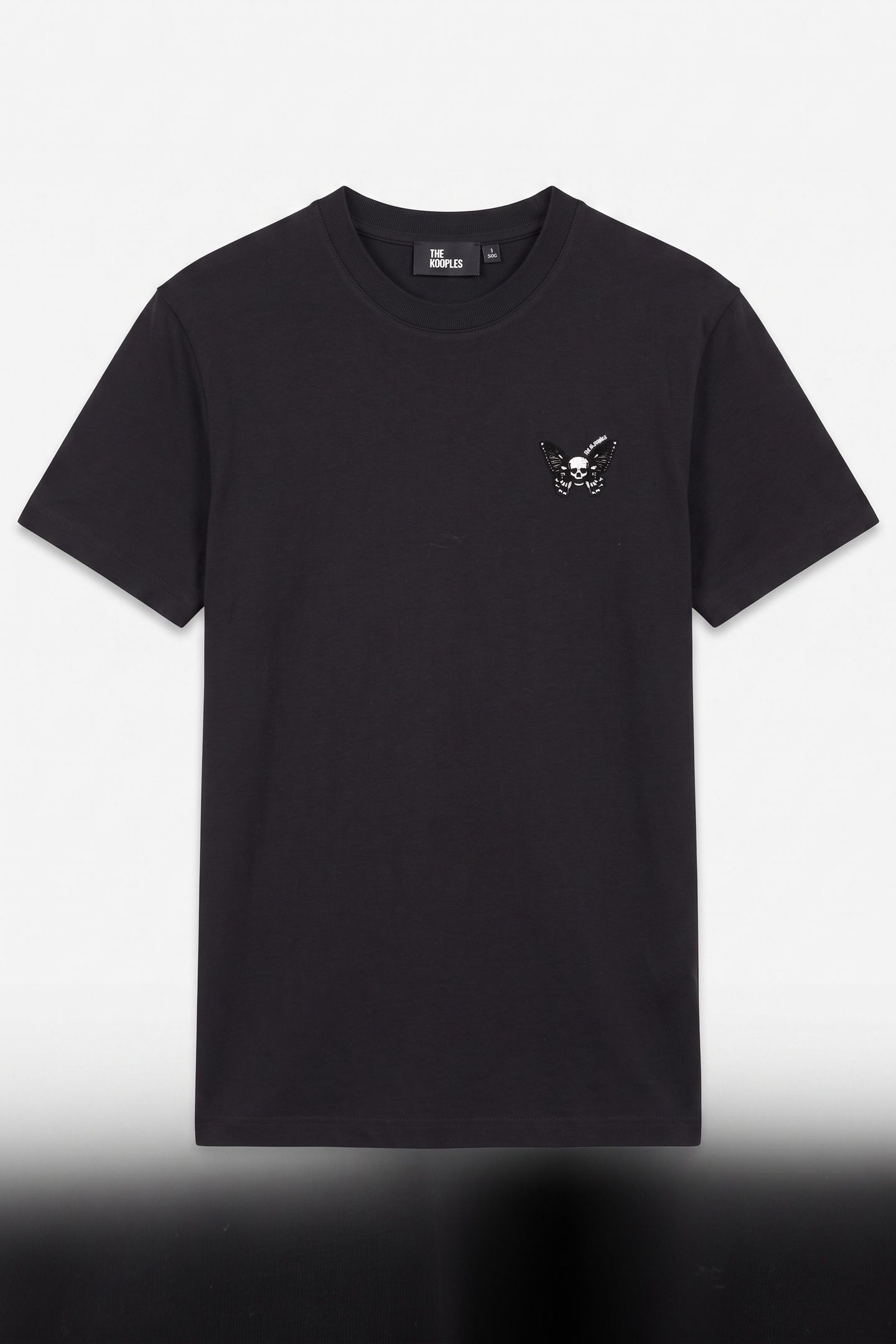SHORT-SLEEVED T-SHIRT WITH FLOCK BLACK 3