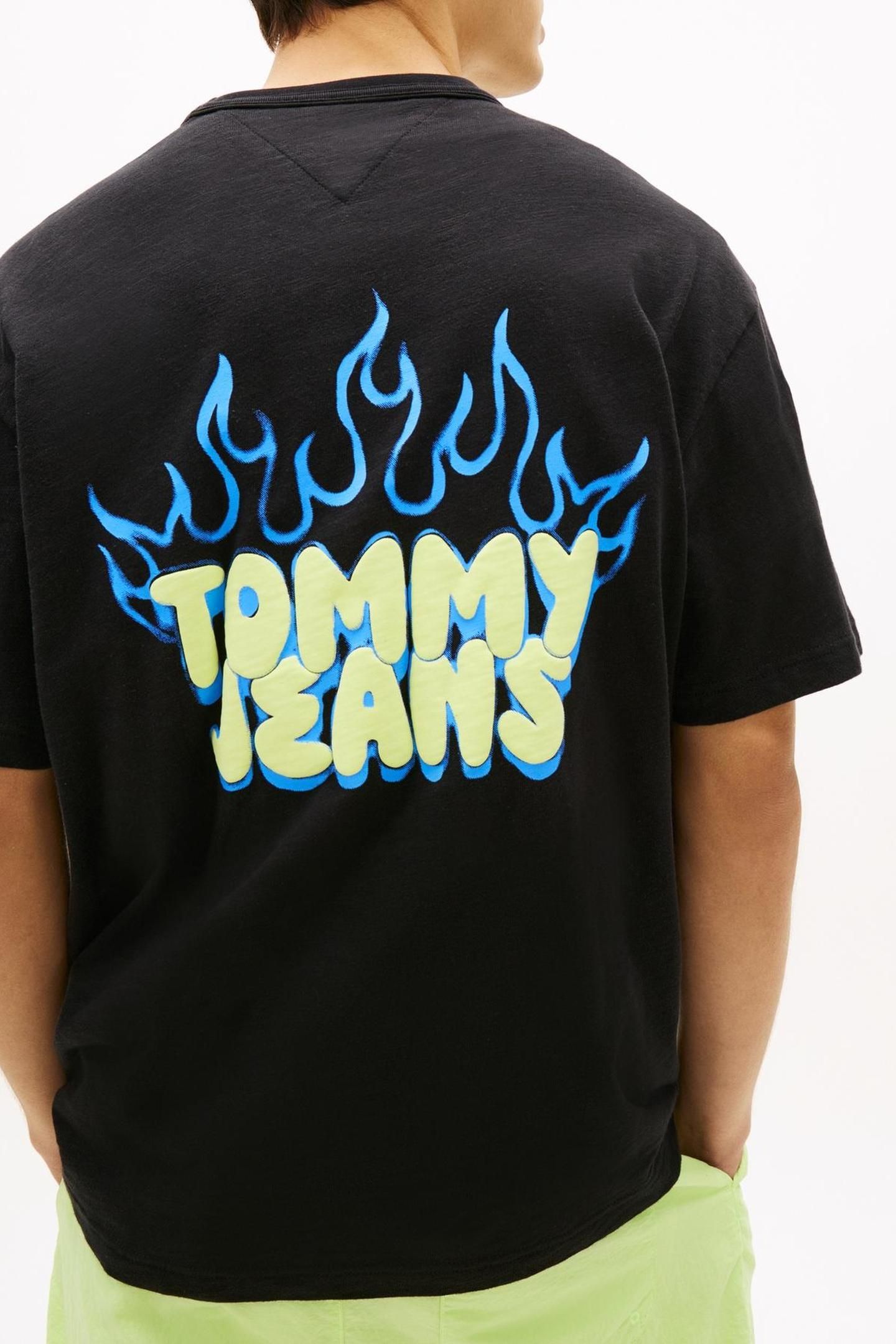 RELAXED BUBBLE FLAME BLACK 4