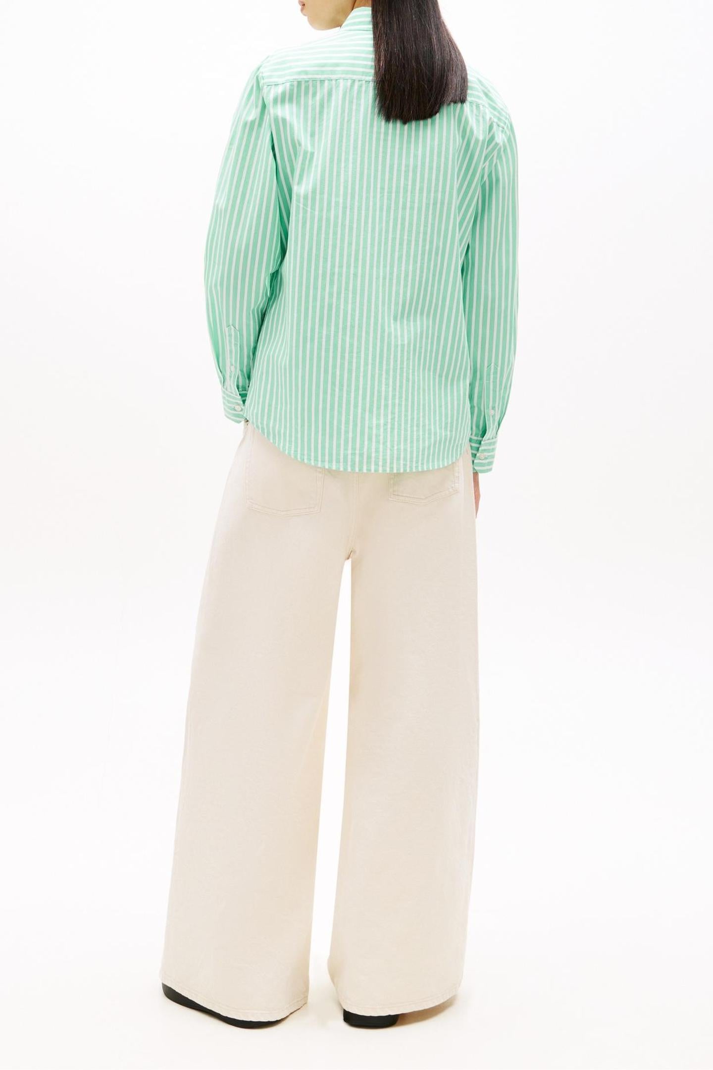 REGULAR POPLIN SHIRT TROPICAL TIDE/STRIPE 3