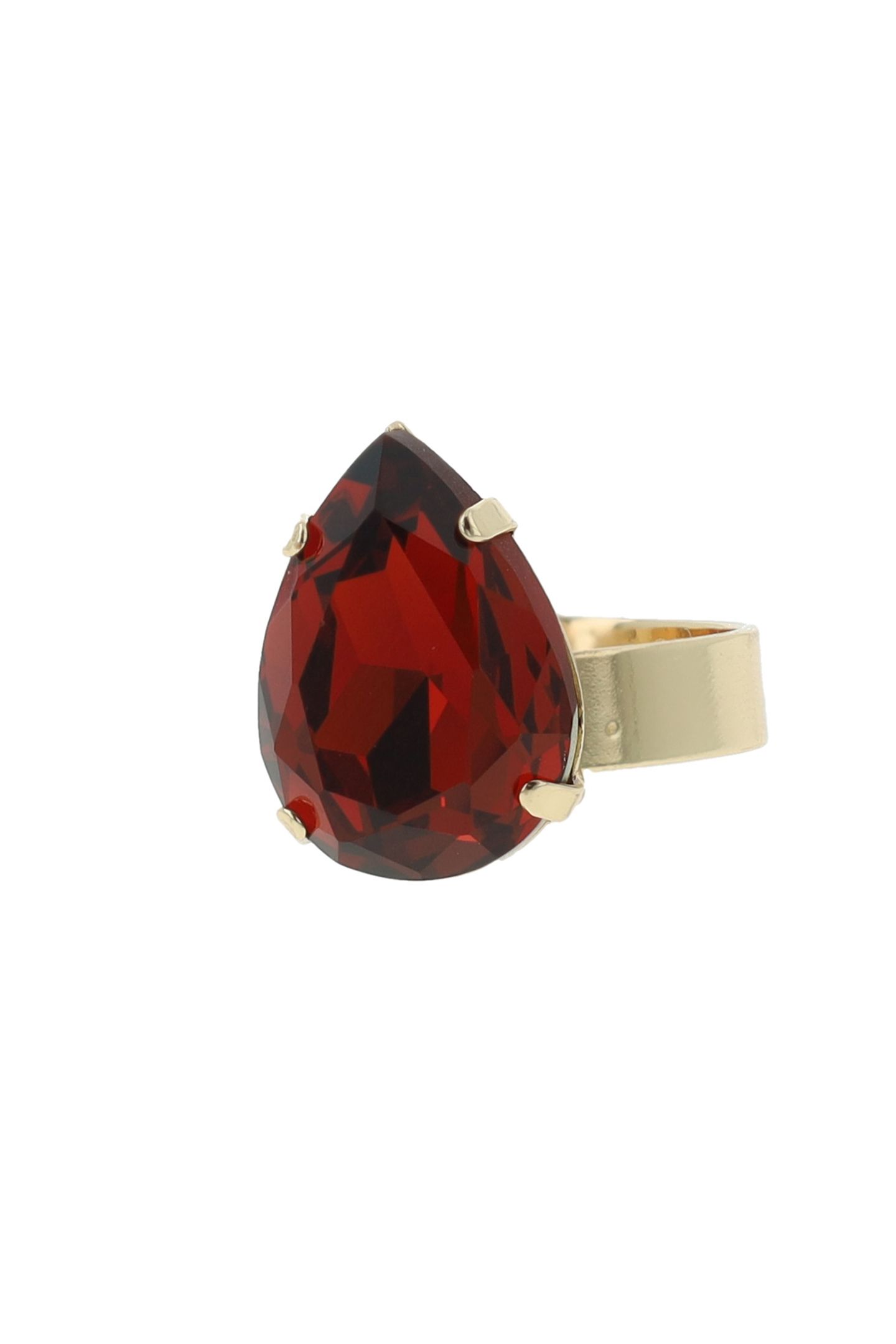 CLASSIC DROP RING SMOKED TOPAZ RED 2