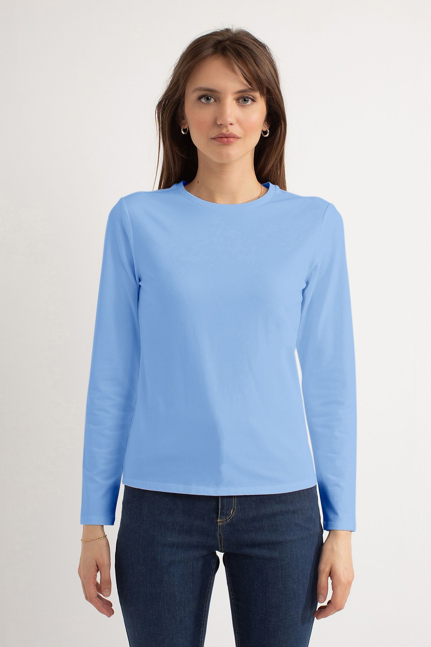HAILEY LS T-SHIRT LIGHT BLUE 1