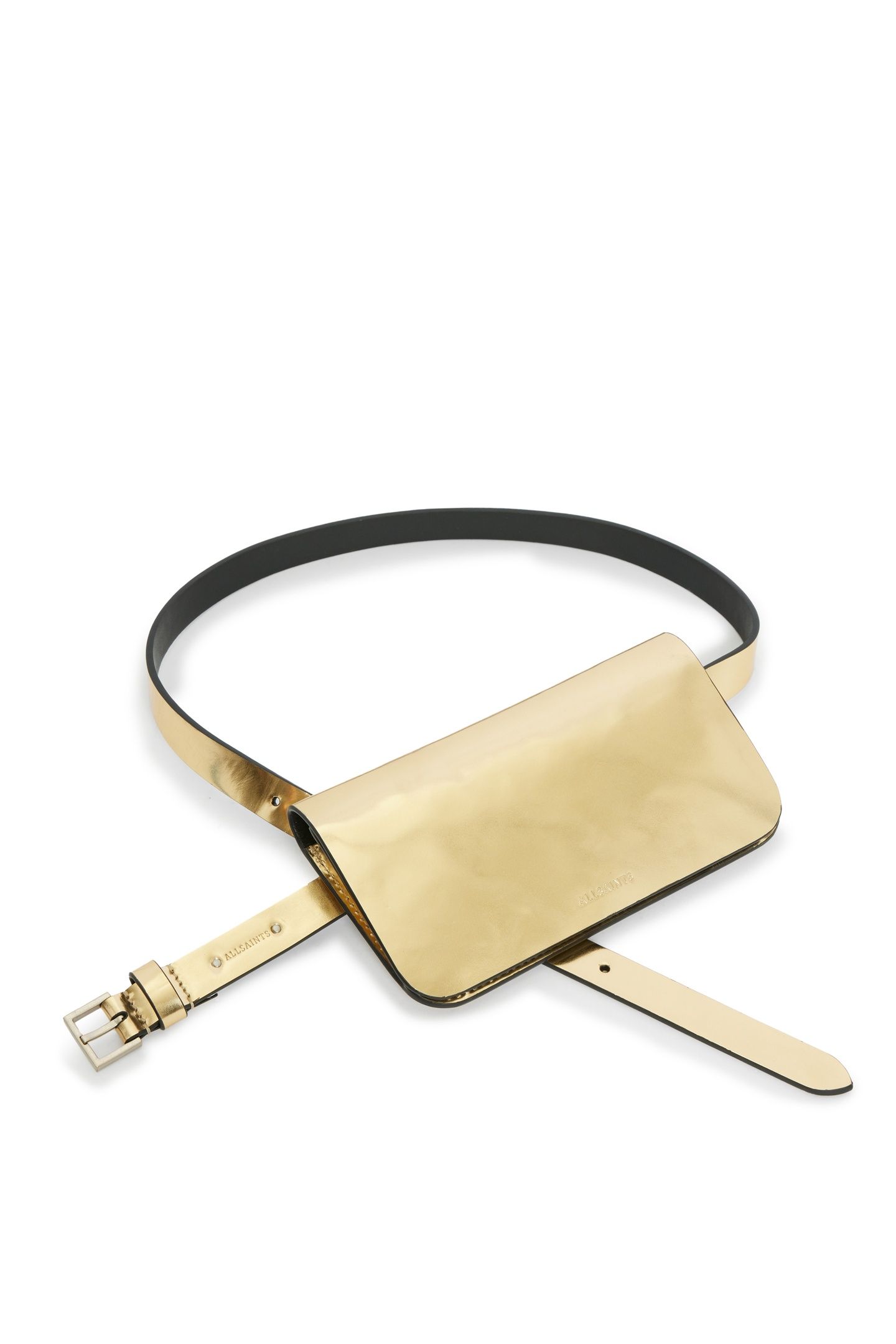 BECKIE BAG BELT GOLD/DULL NICKEL 4