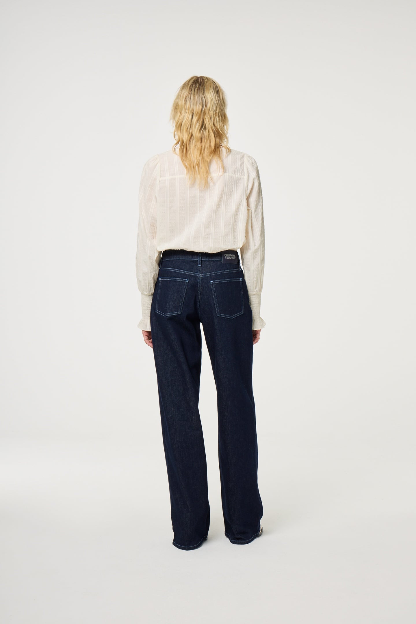 LUCY WIDE LEG JEANS RINSED 5