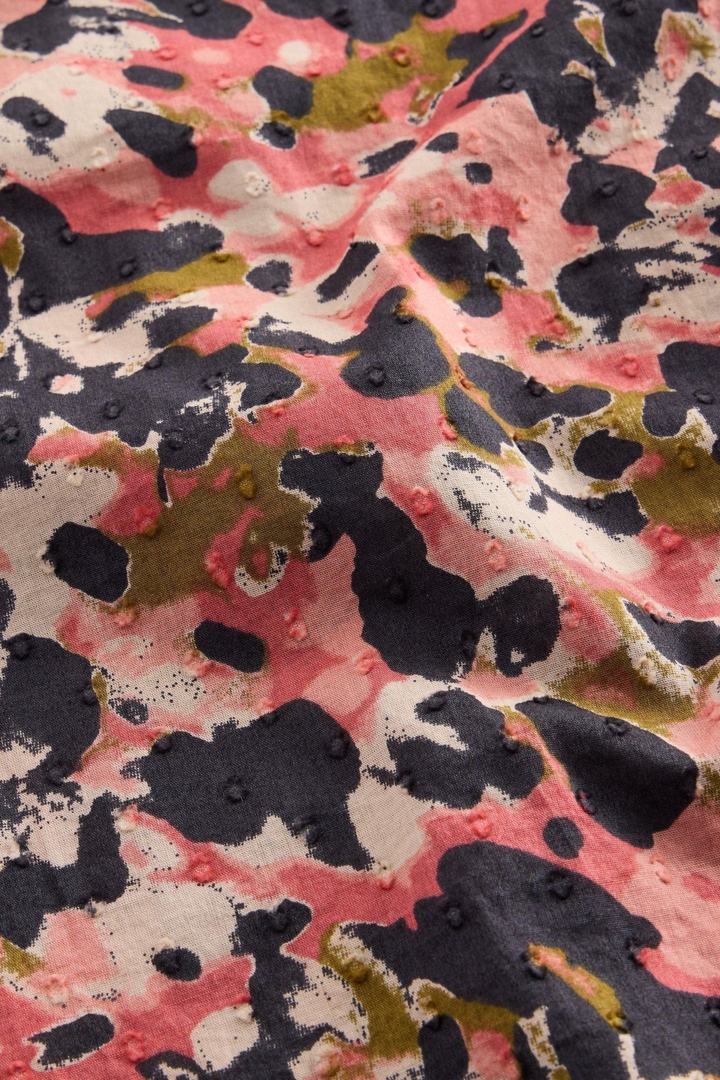 RAE ORGANIC COTTON TOP PINK PRINT 7