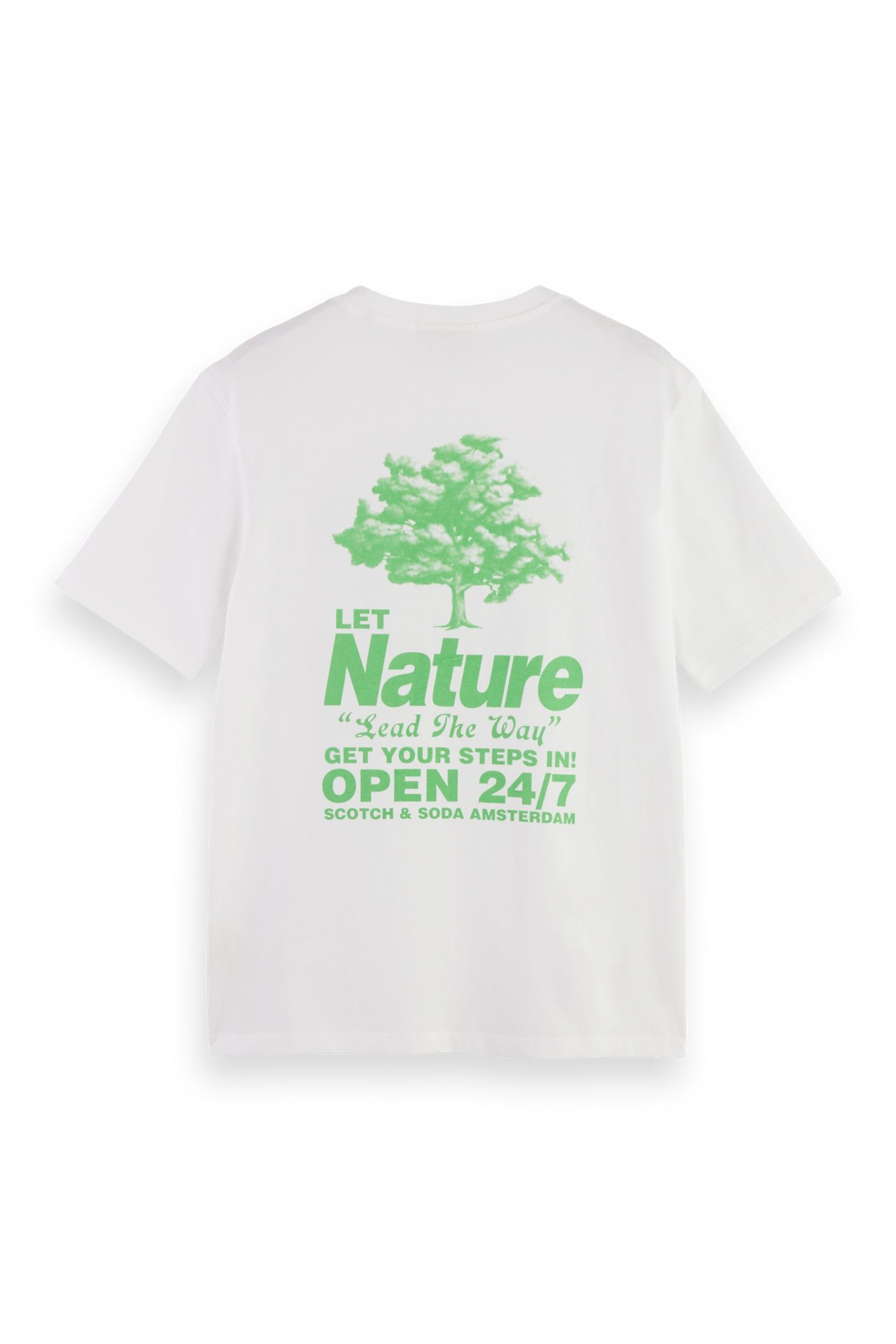 REGULAR FIT FRONT + BACK AW T-SHIRT BRIGHT WHITE 5