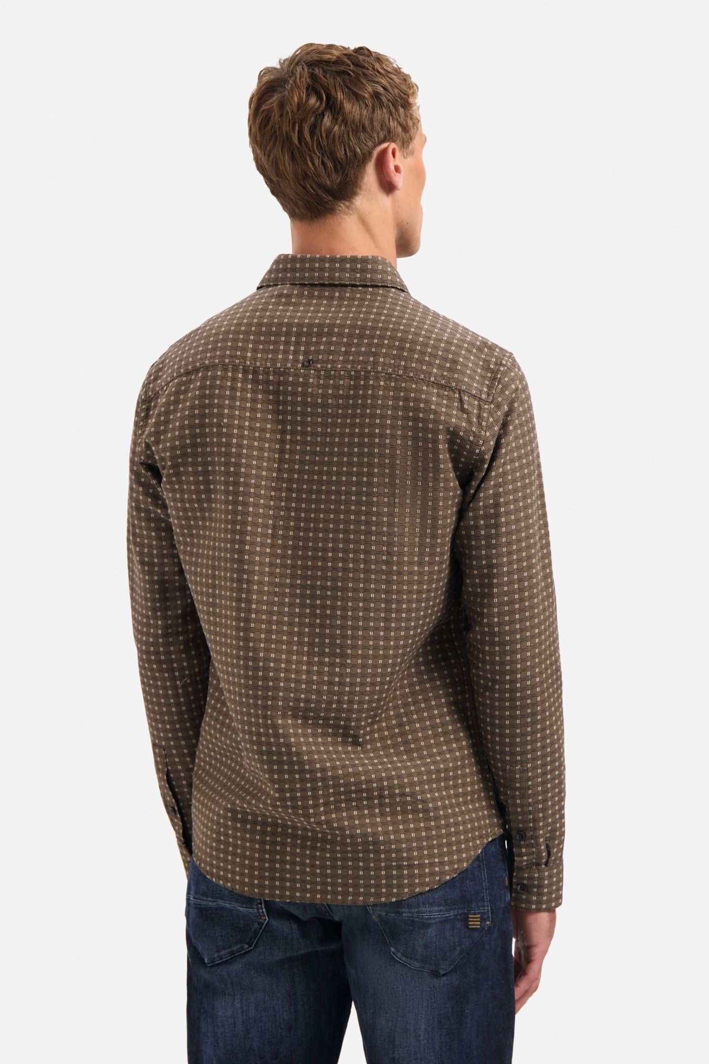 SHIRT MINI JACQUARD TAUPE 3