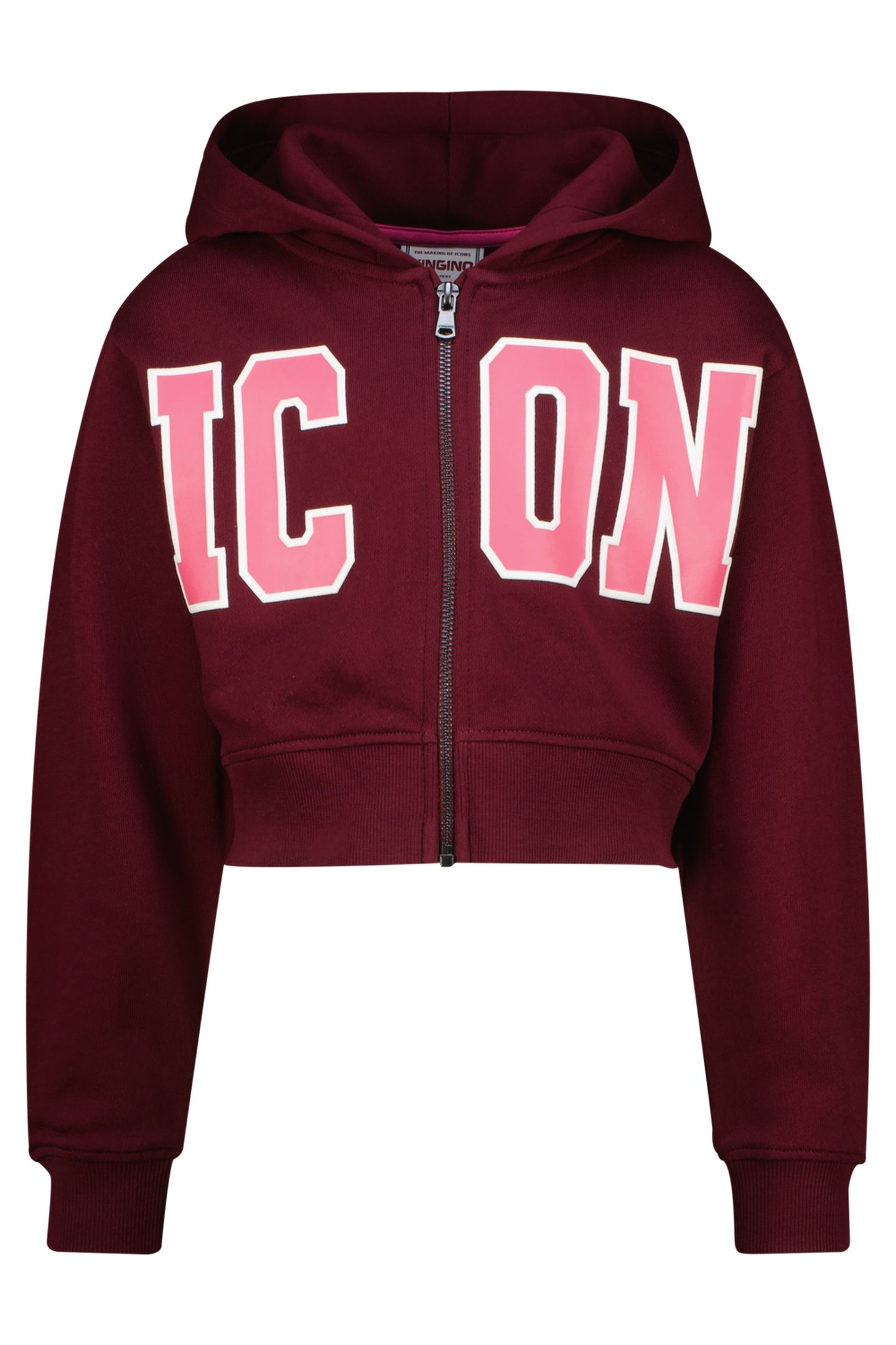 GIRLS NAWINE VEST BURGUNDY RED 1