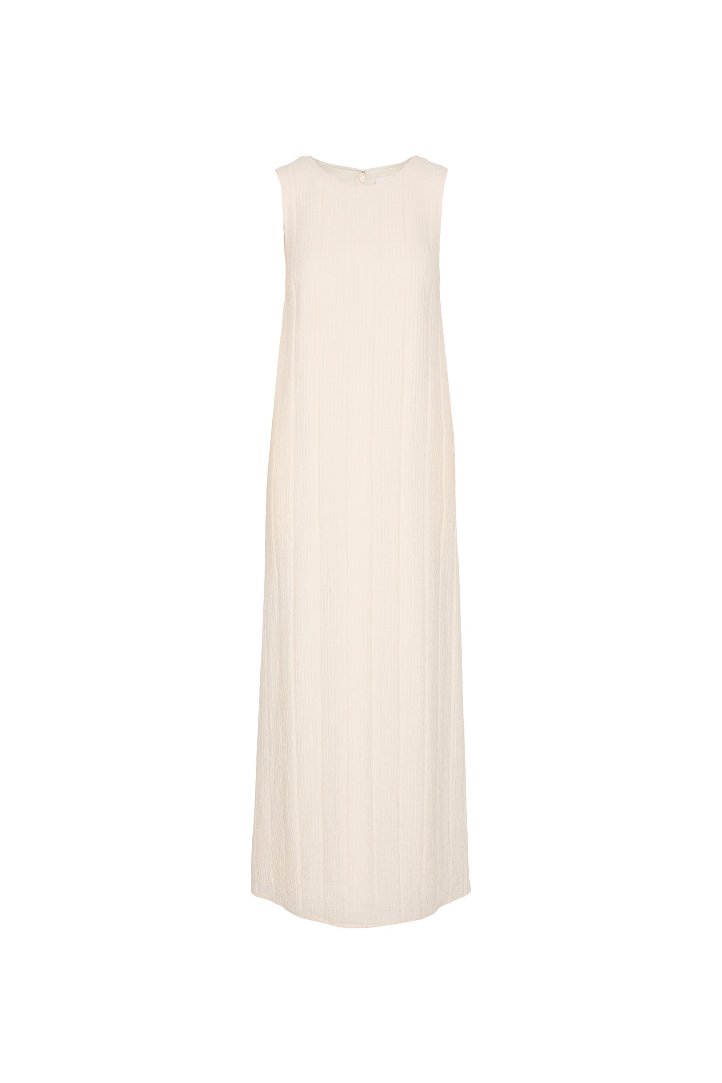 VISCOSE SHEER STRIPE DRESS MOTHER OF PEARL 4