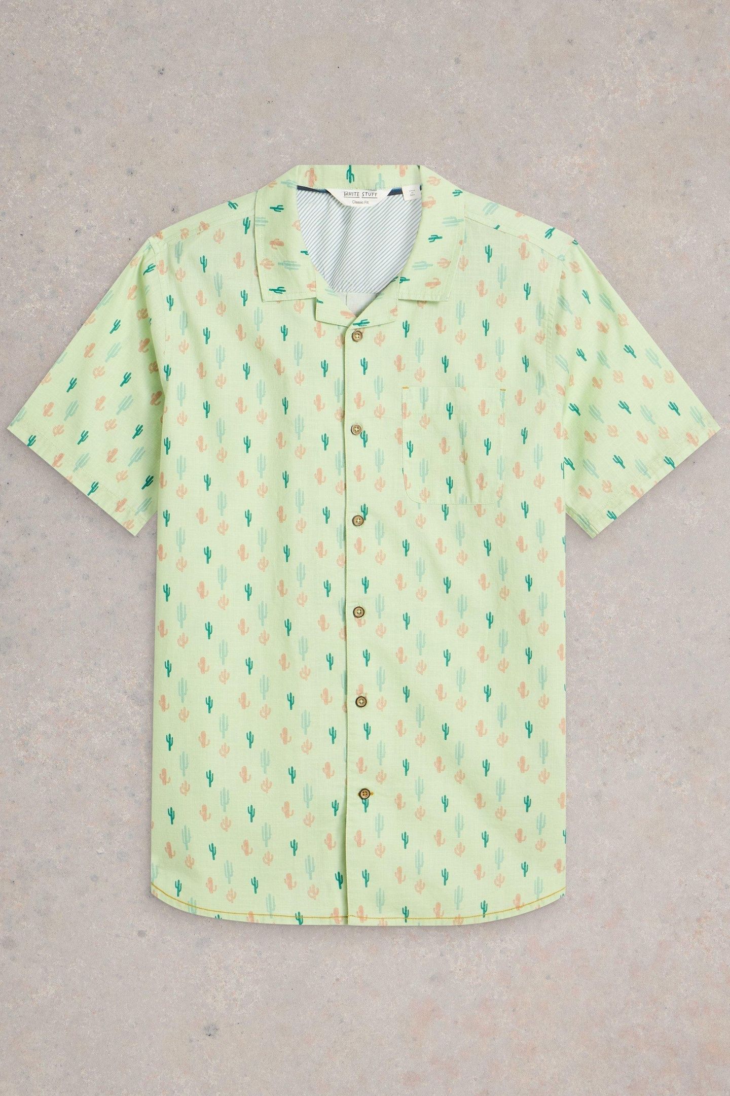 MINI CACTUS SS PRINTED SHIRT GREEN PRINT 3