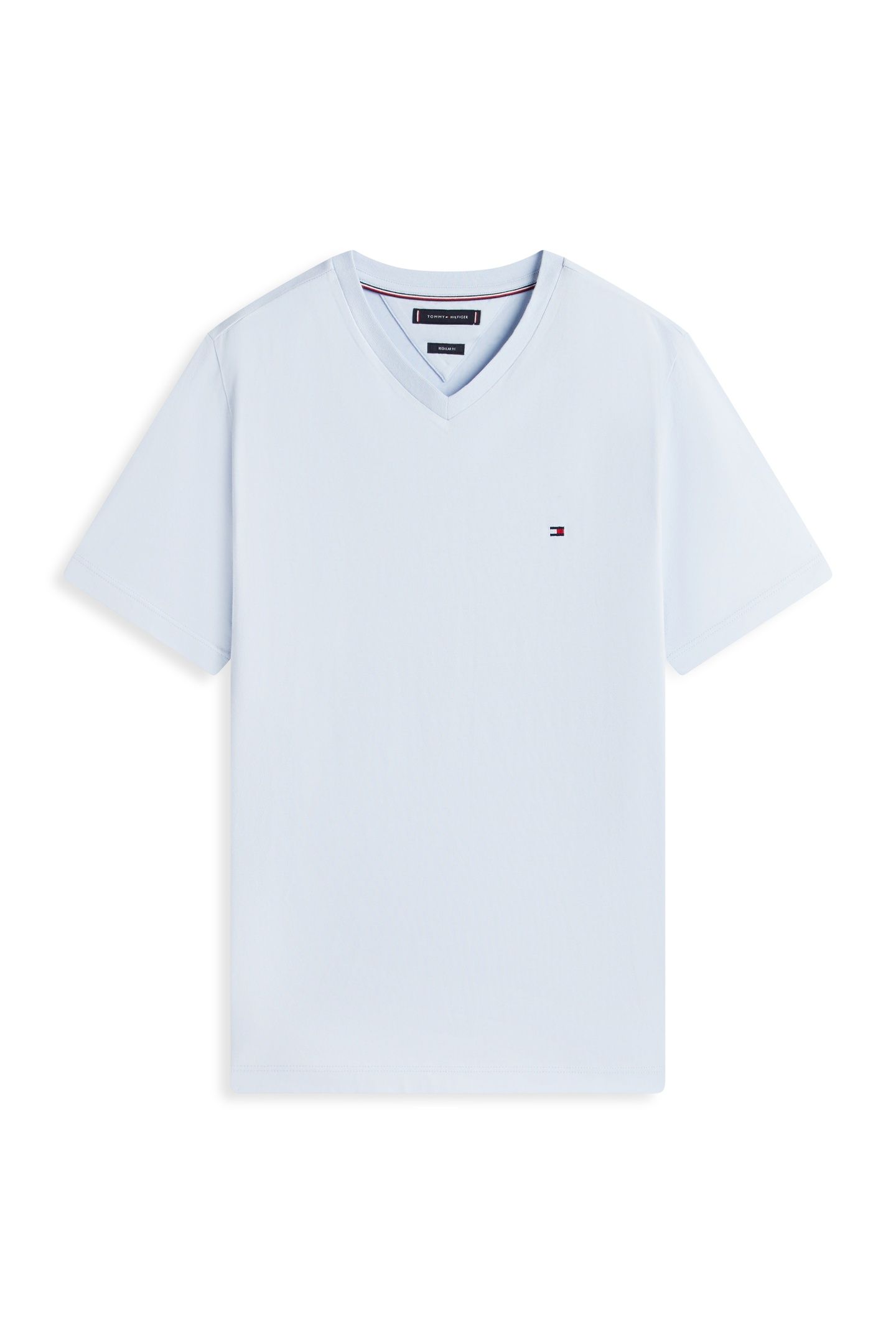 ESSENTIAL V-NECK TEE BREEZY BLUE 4
