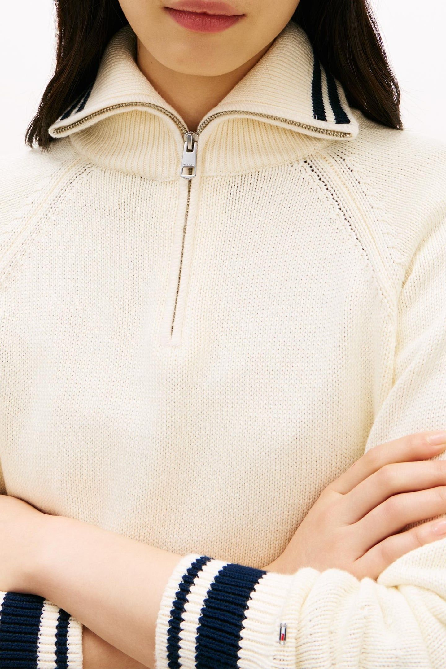 VARSITY RELAXED 1/2 ZIP CALICO 5