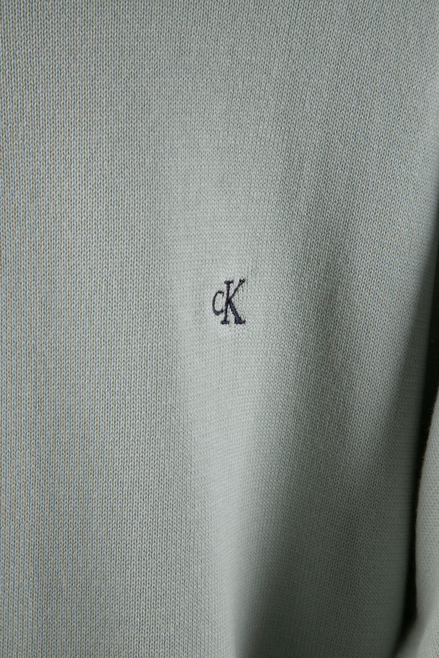 EU LONG SLEEVE COTTON RELAXED CREWNECK PALE MEADOW 4