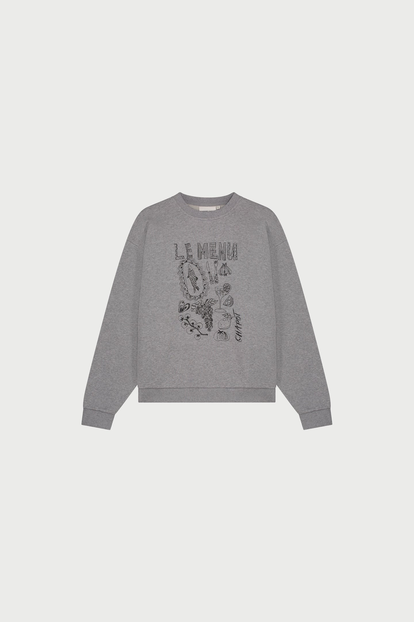 TERRY CHATEAU SWEATER GREY MELANGE 4