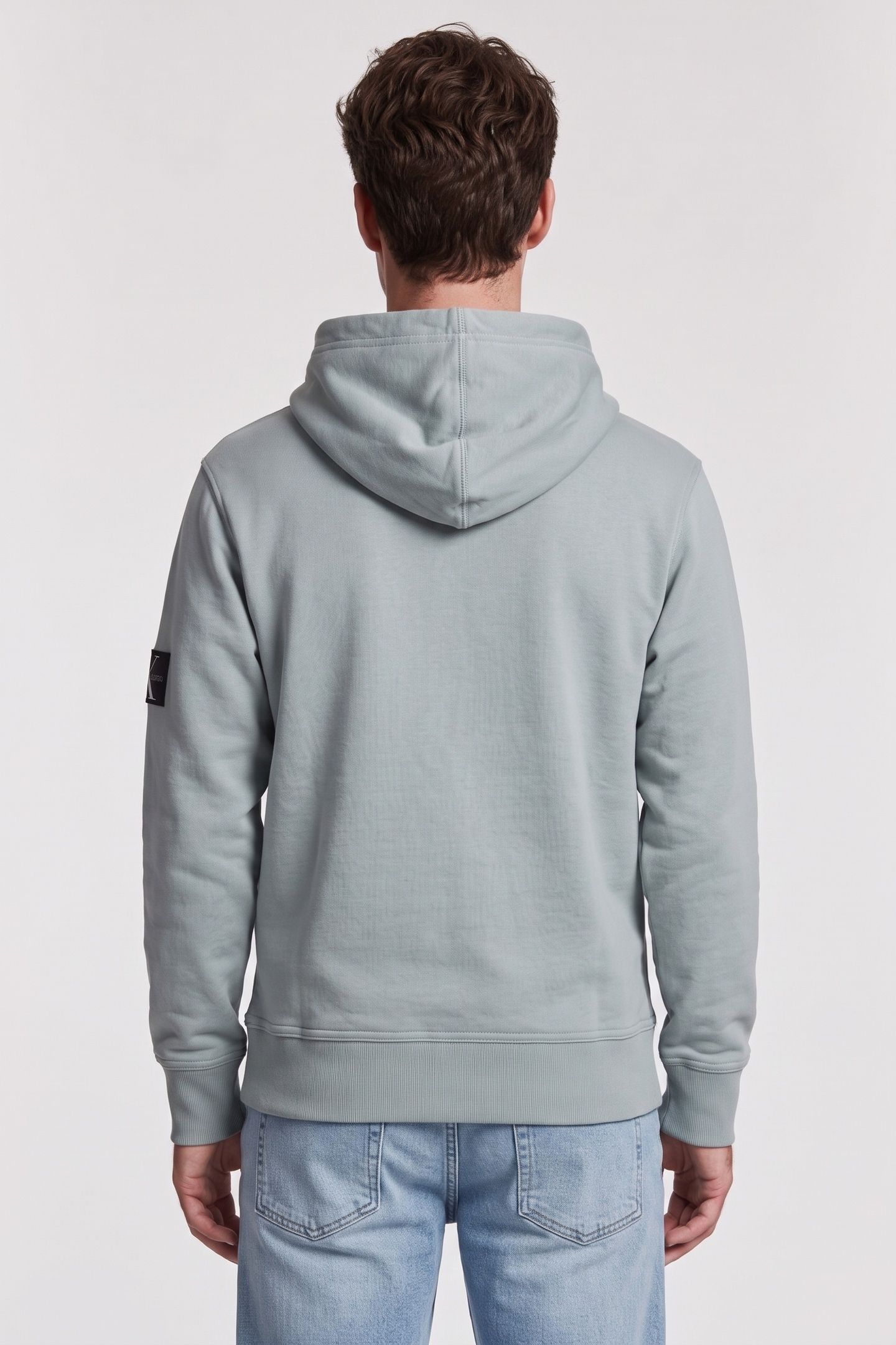 LS 350TERRY BADGE SWEATSHIRT OLD OVERCAST 2