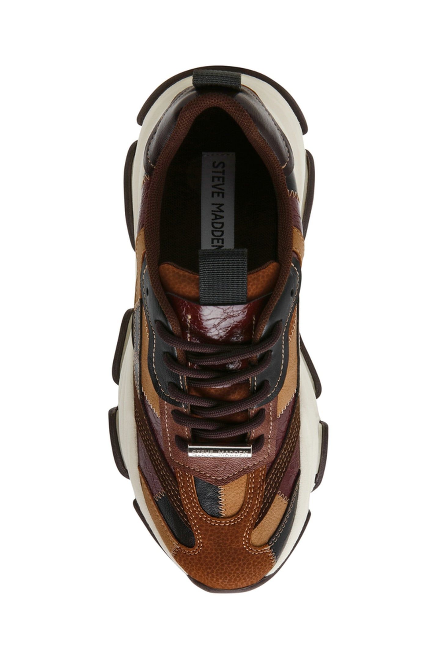 PUZZLEZ SNEAKERS BROWN MULTI 6