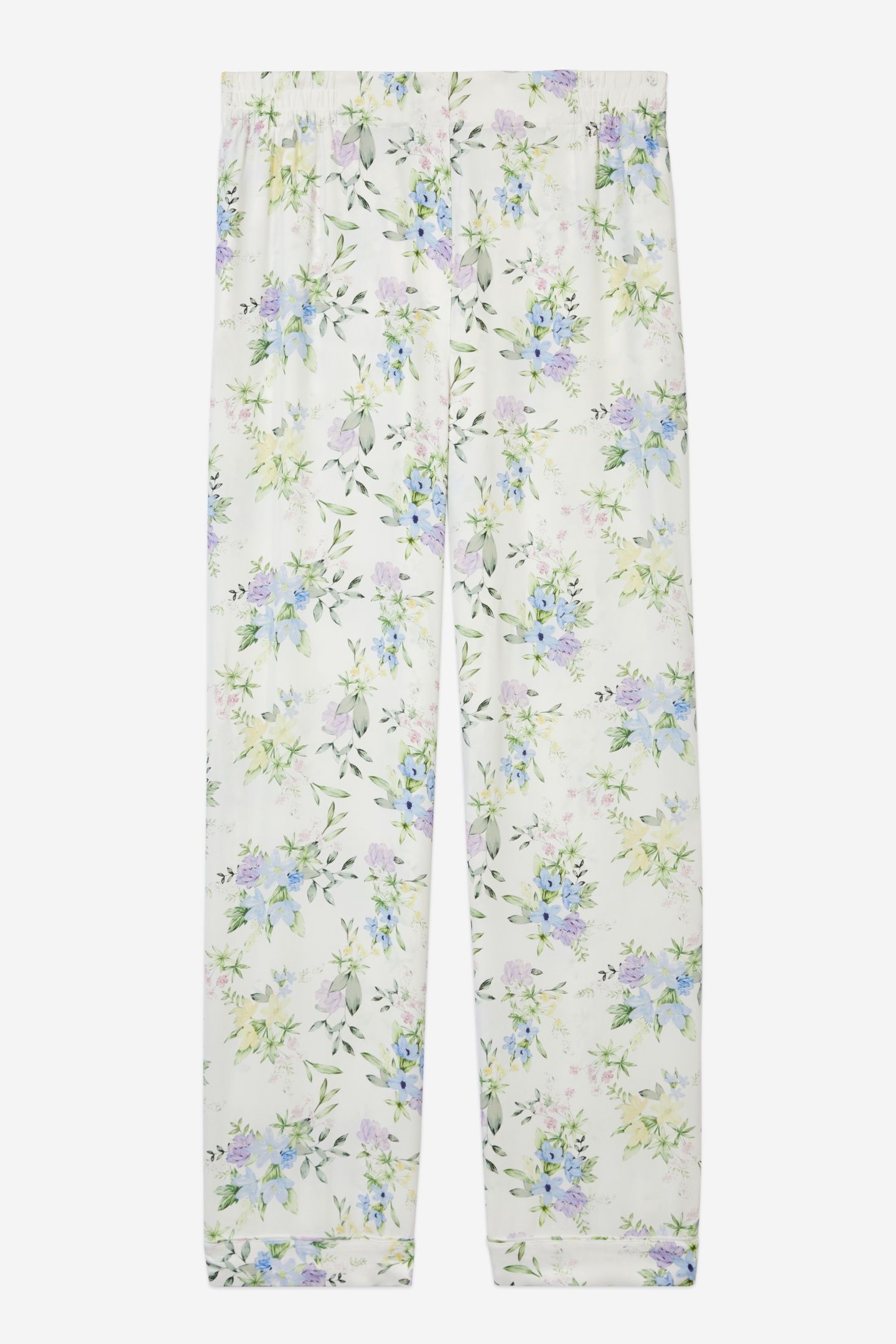 STRAIGHT-LEG TROUSERS LIGHTBLUE/WHITE 5