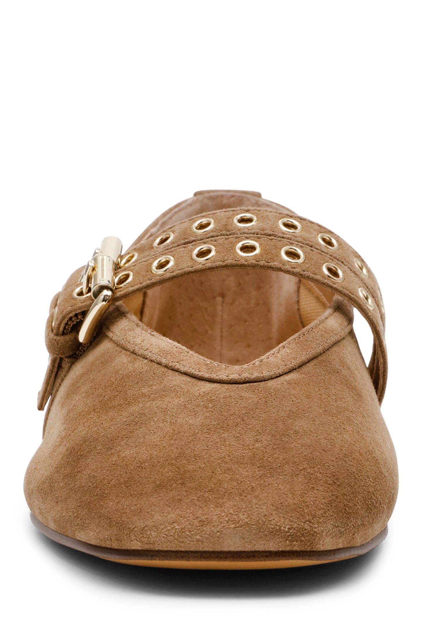 LYDIA FLAT SHOES TAUPE SUEDE 4