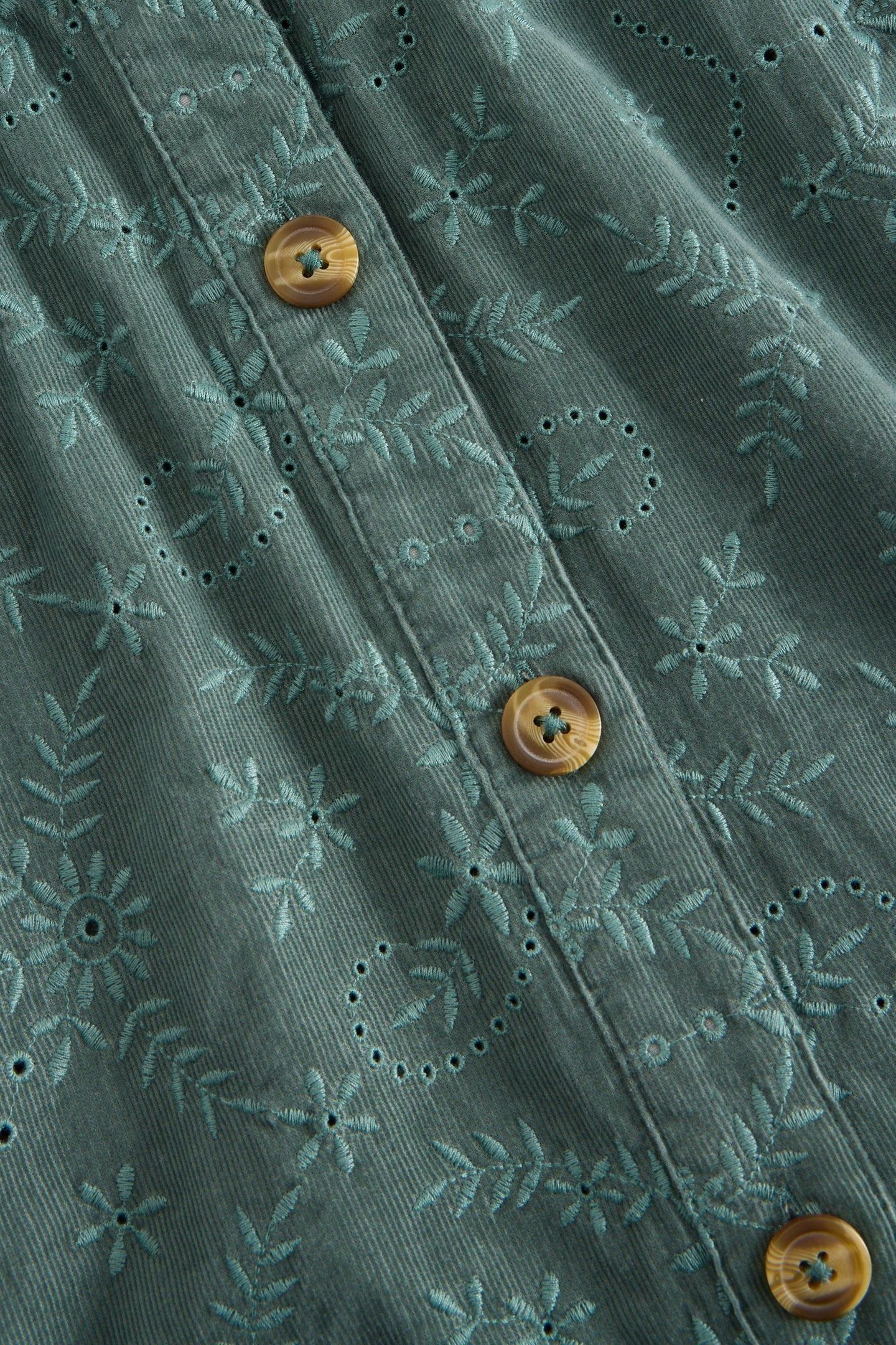 FLORENCE CORD DRESS DUSTY GREEN 8
