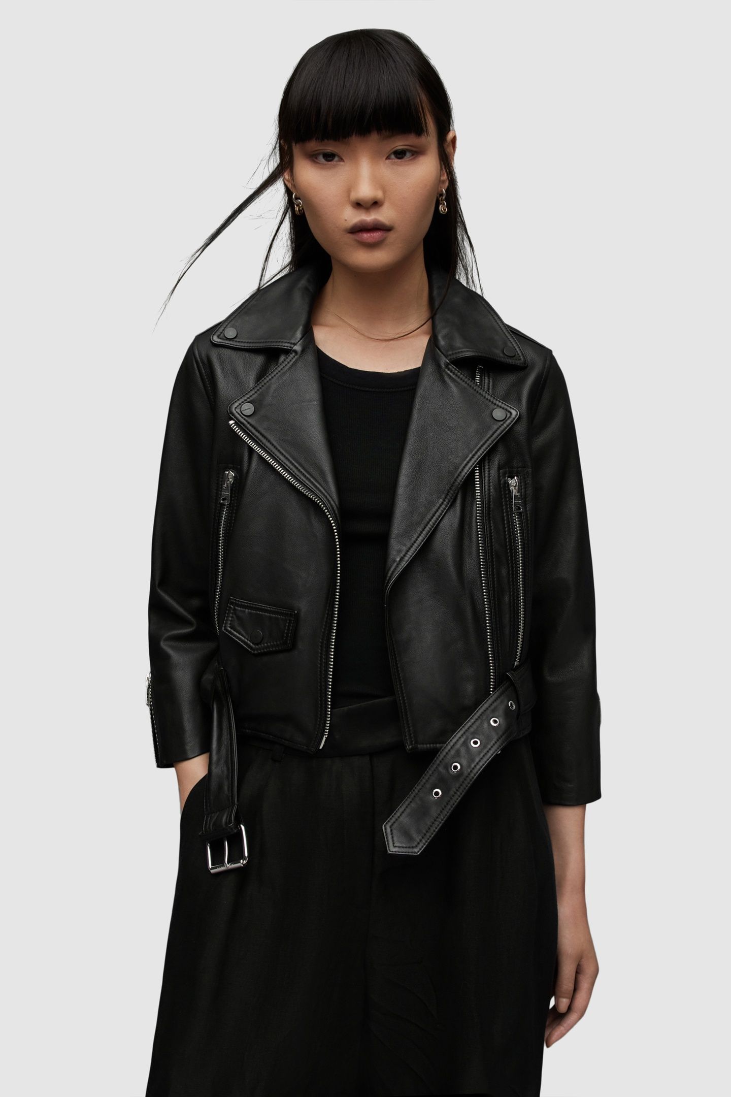 BROOKES BIKER BLACK 1