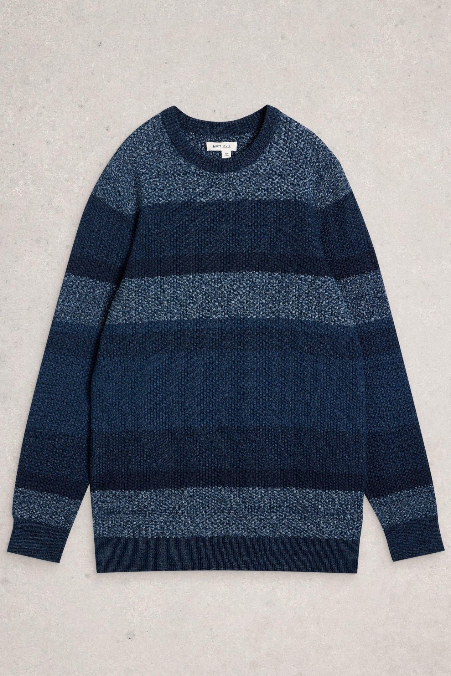 SPACE DYE CREW NAVY MULTI 1