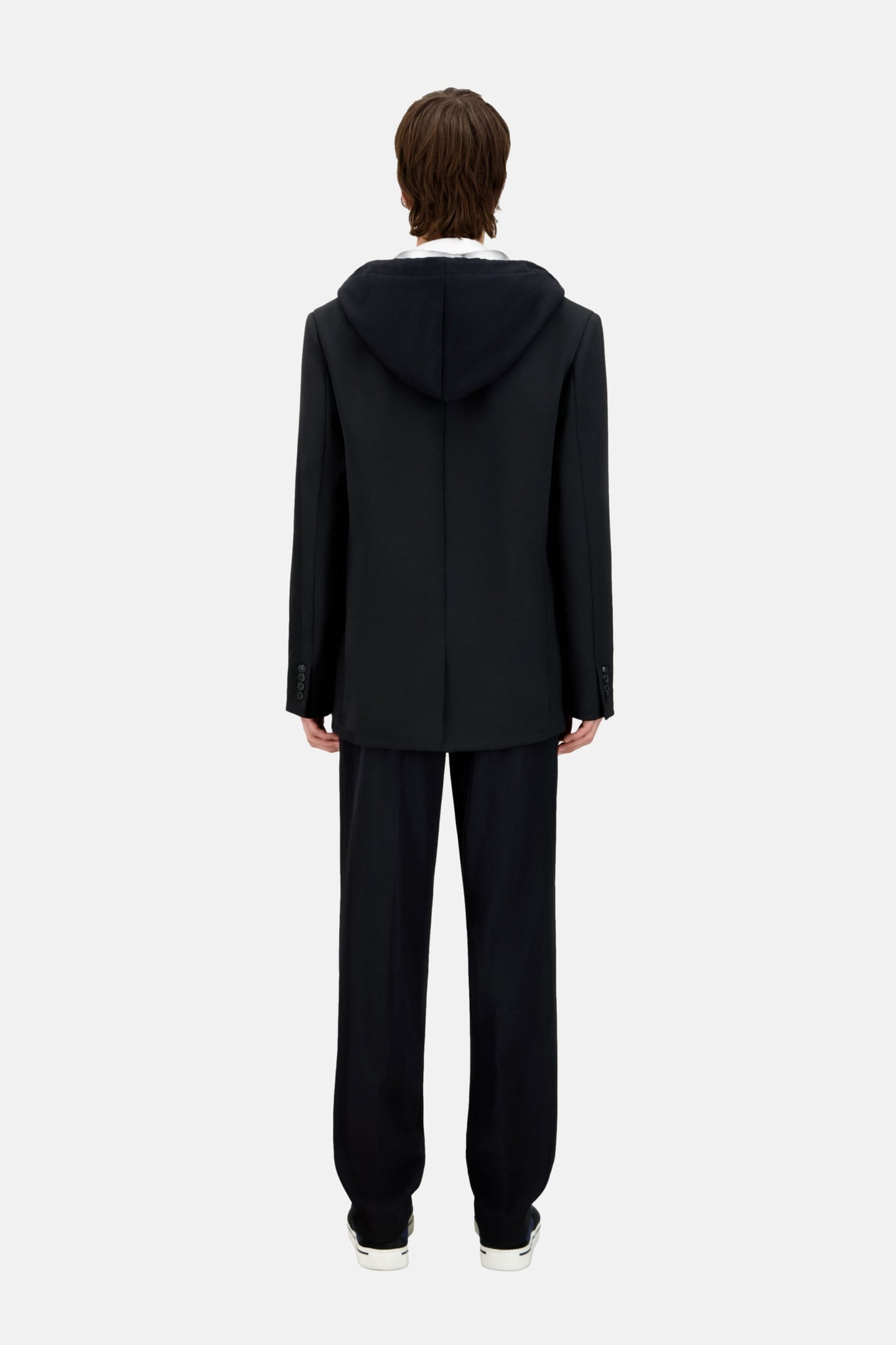 SUIT JACKET WITH HOOD BLACK 4