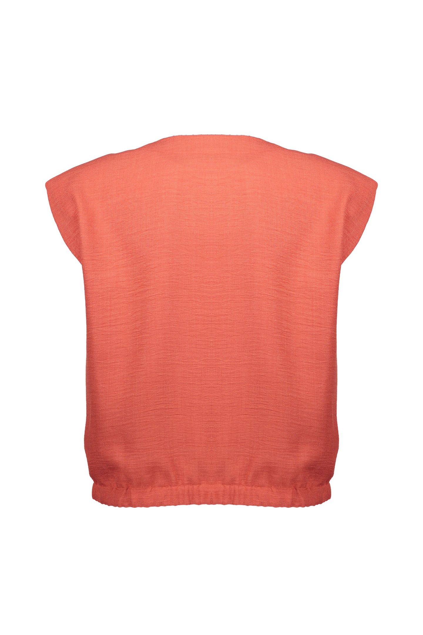 BLOUSE WITH POCKETS BURNED ORANGE 2
