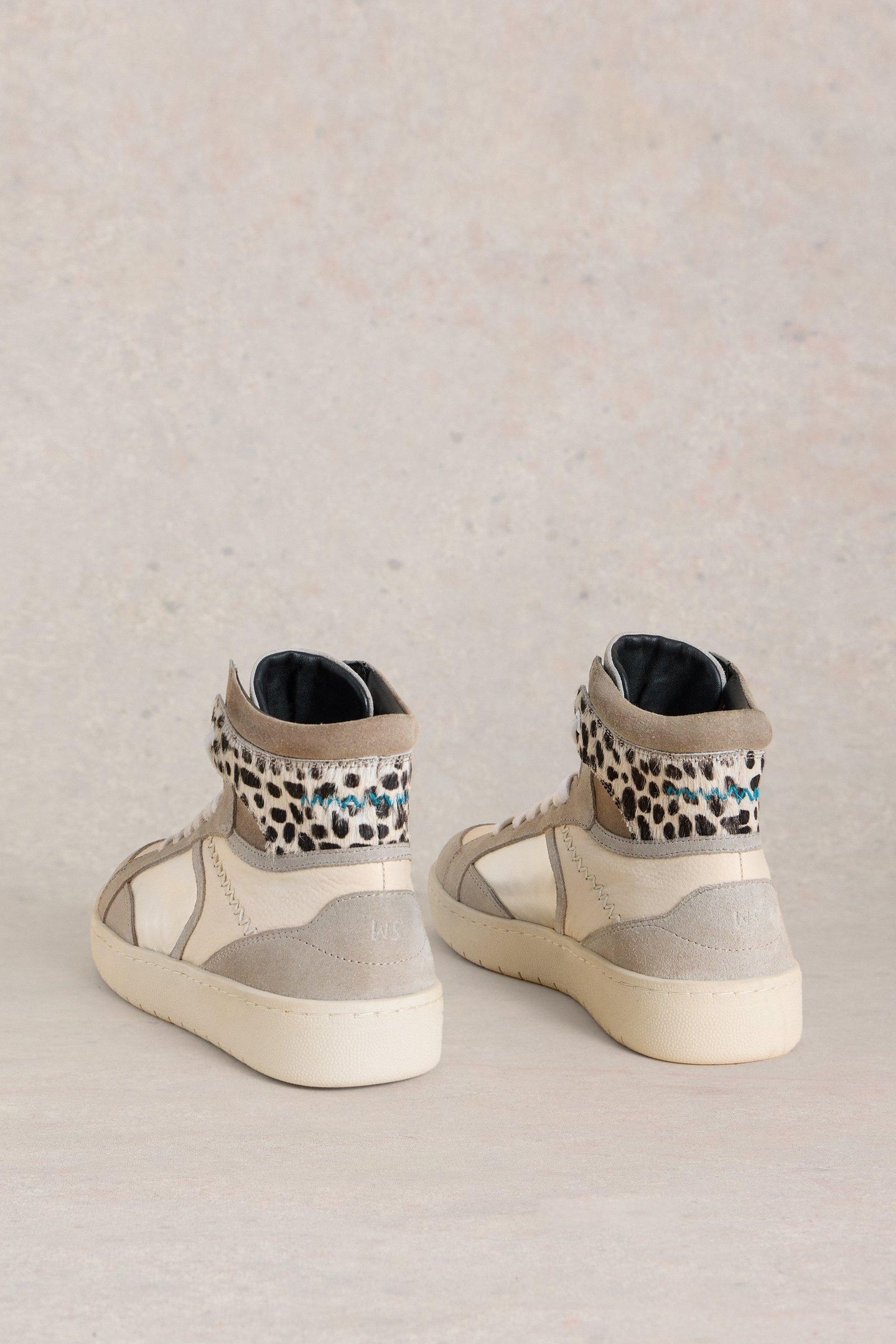 HEIDI HI-TOP TRAINER NATURAL MULTI 5