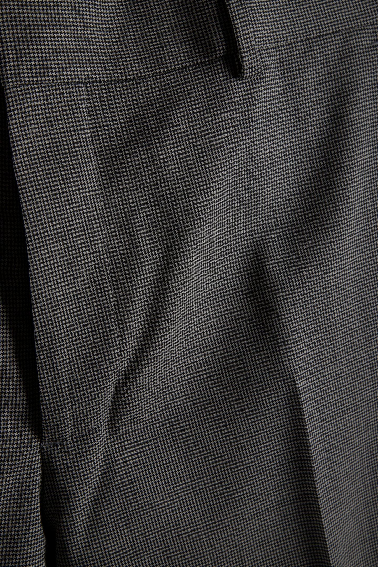 HOUNDSTOOTH SLIM SUIT PANTS BRILLIANT WHITE 5