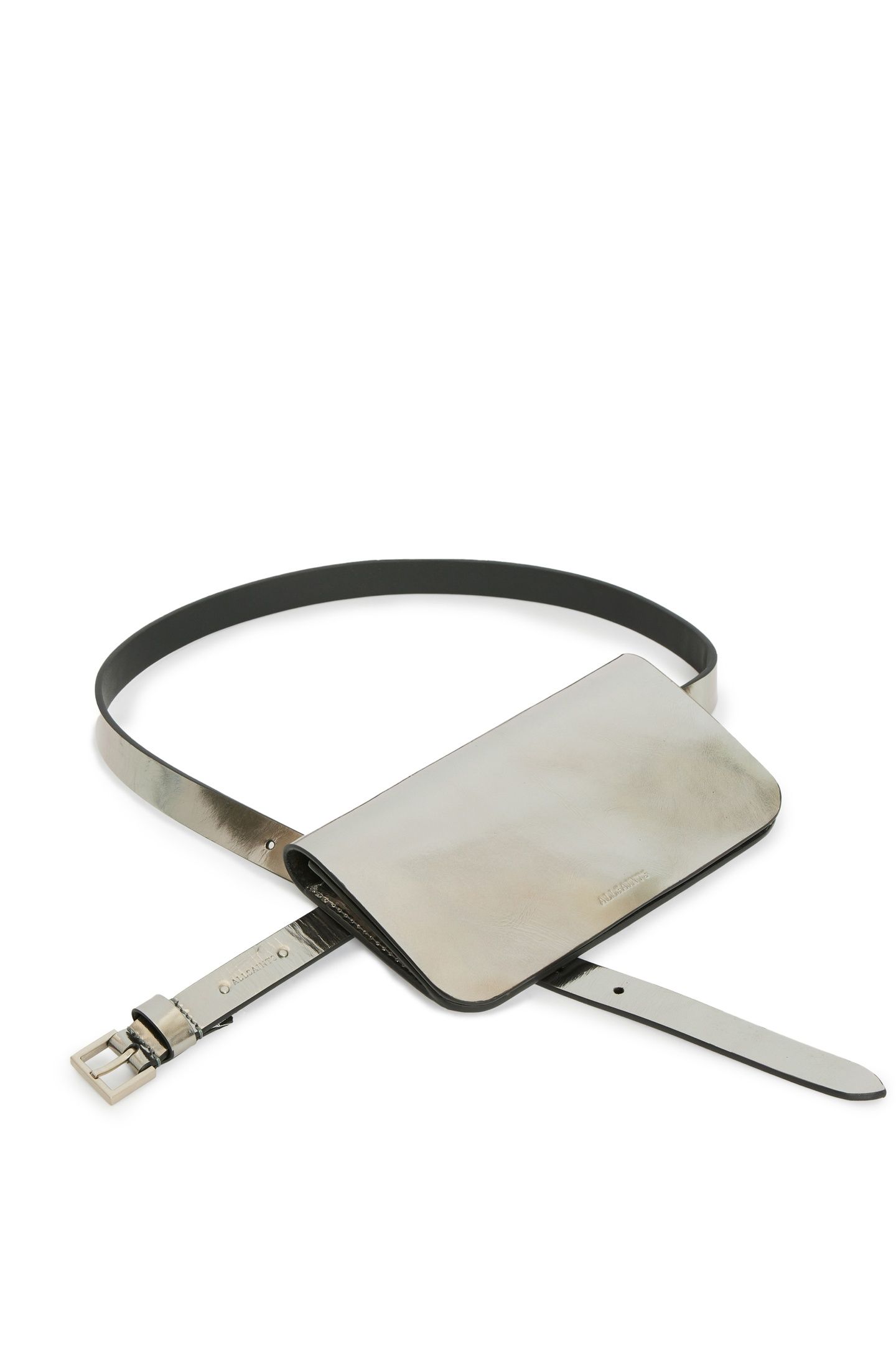 BECKIE BAG BELT PEWTER/DULL NICKEL 3