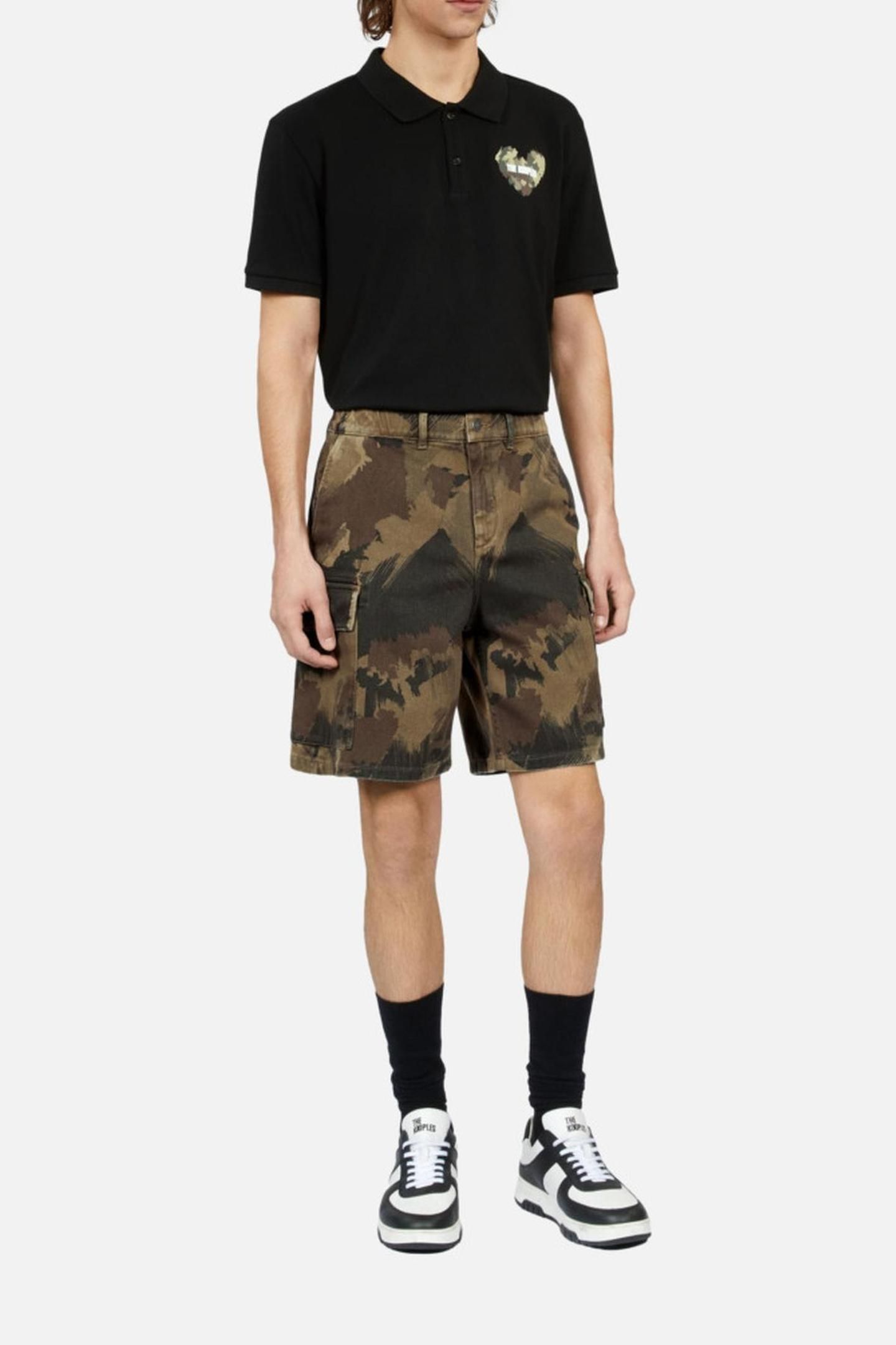 SHORTS W ELASTICATED WAIST AND PATCH POCKETS CAMOUFLAGE_01 1