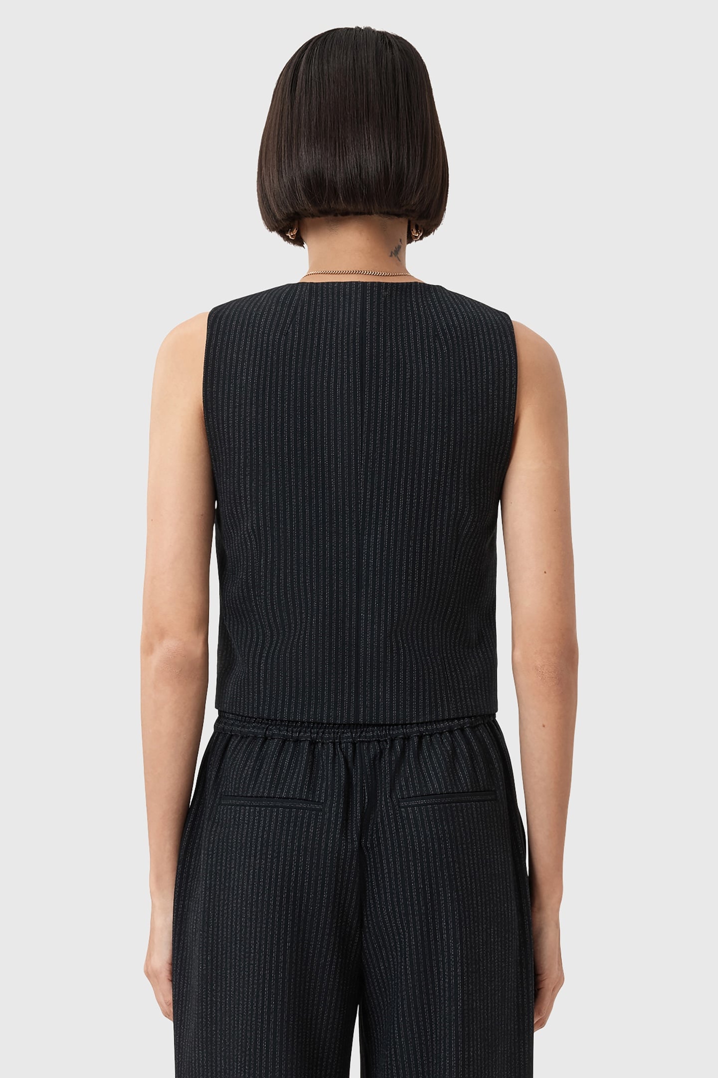 ALEIDA PIN WAISTCOAT BLACK 4