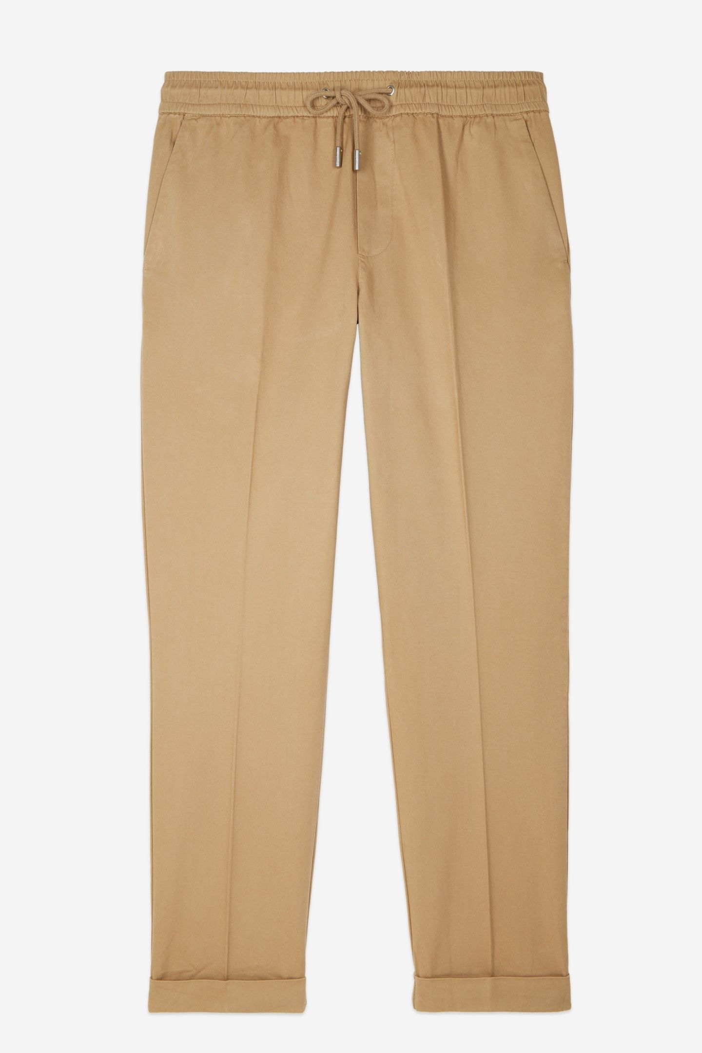 TROUSERS WITH DRAWSTRING AT THE WAIST CAMEL 5